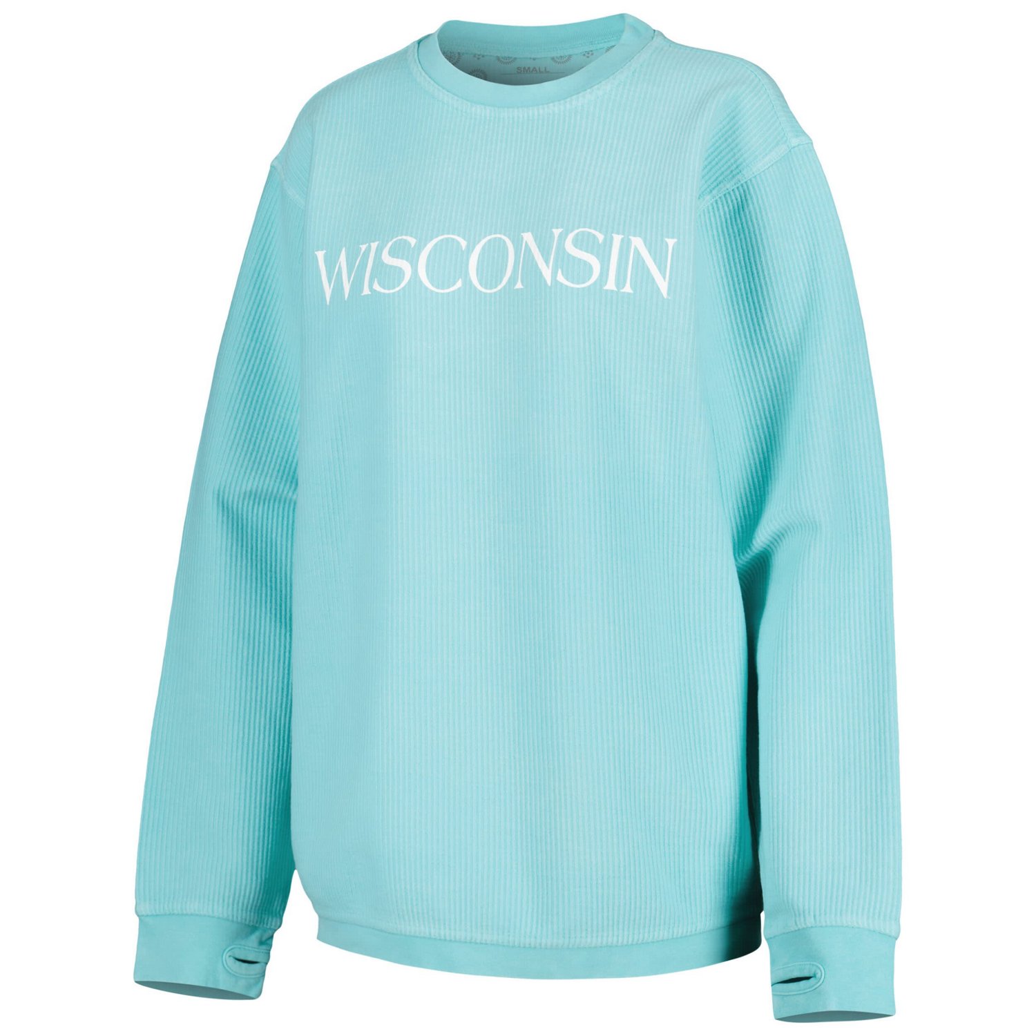 Pressbox Wisconsin Badgers Comfy Cord Bar Print Pullover Sweatshirt - view number 2