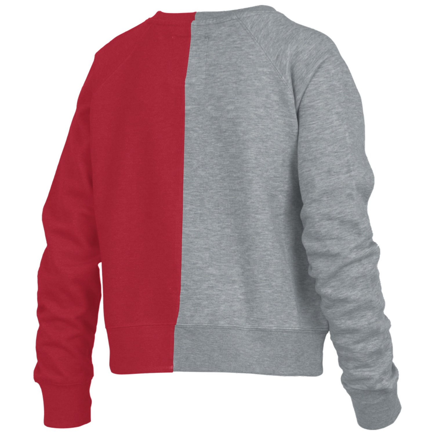 Pressbox Wisconsin Badgers Half and Half Raglan Pullover Sweatshirt - view number 3