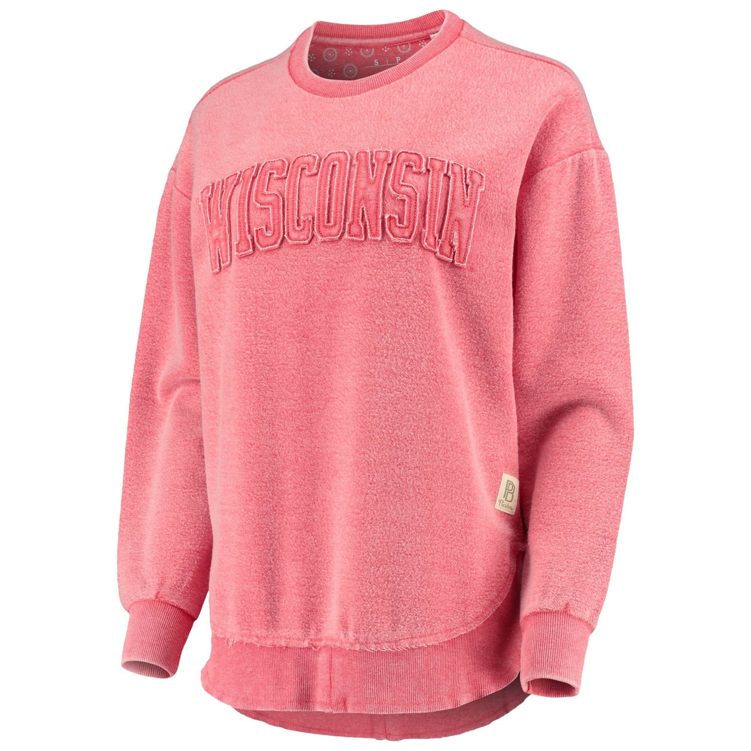 Pressbox Wisconsin Badgers Ponchoville Pullover Sweatshirt