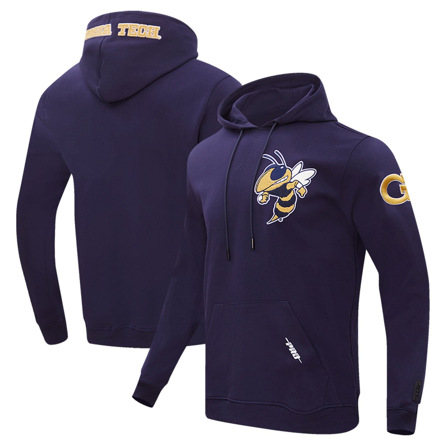 Pro Standard Georgia Tech Yellow Jackets Classic Pullover Hoodie