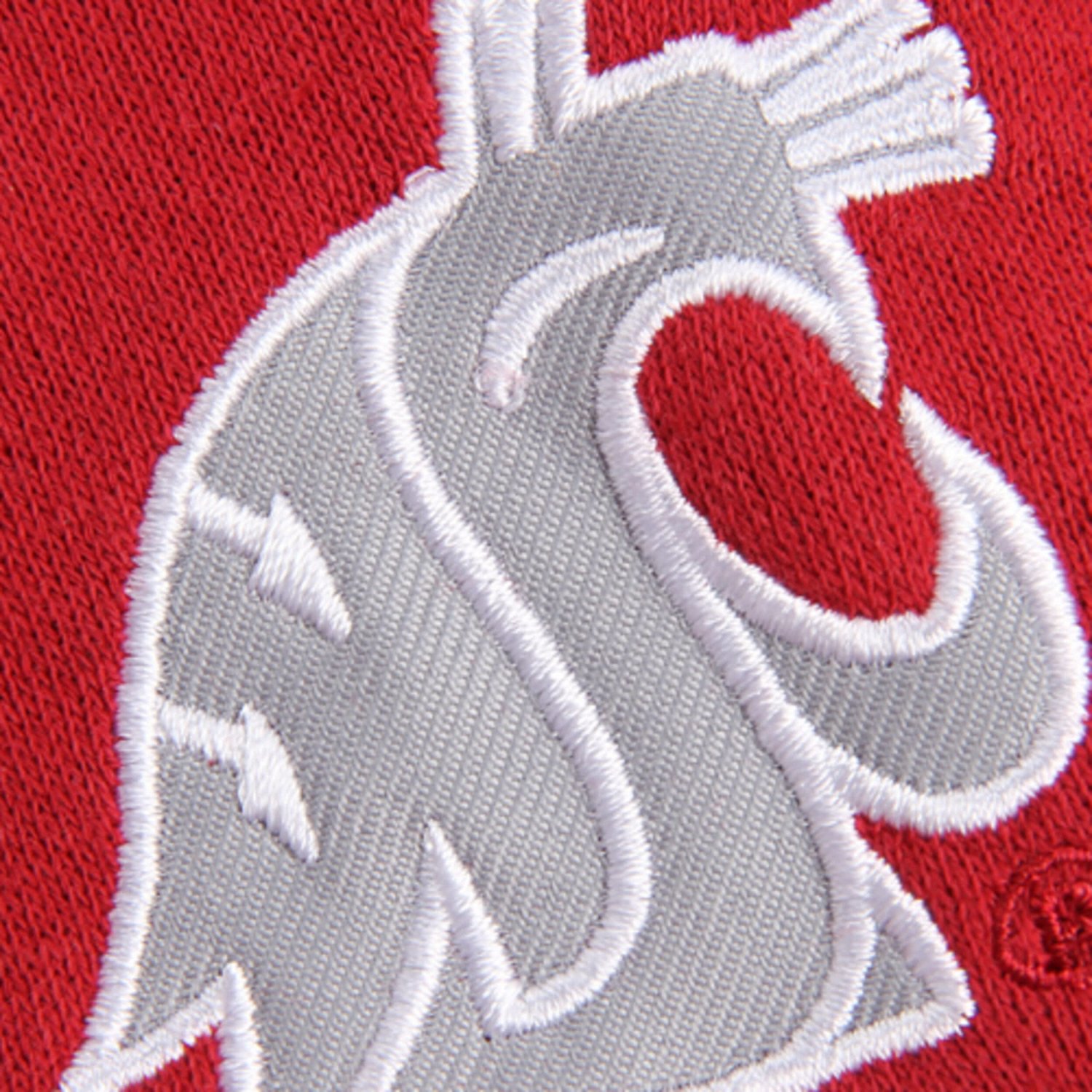 Stadium Athletic Crimson Washington State Cougars Arched Name Full-Zip Hoodie                                                    - view number 3