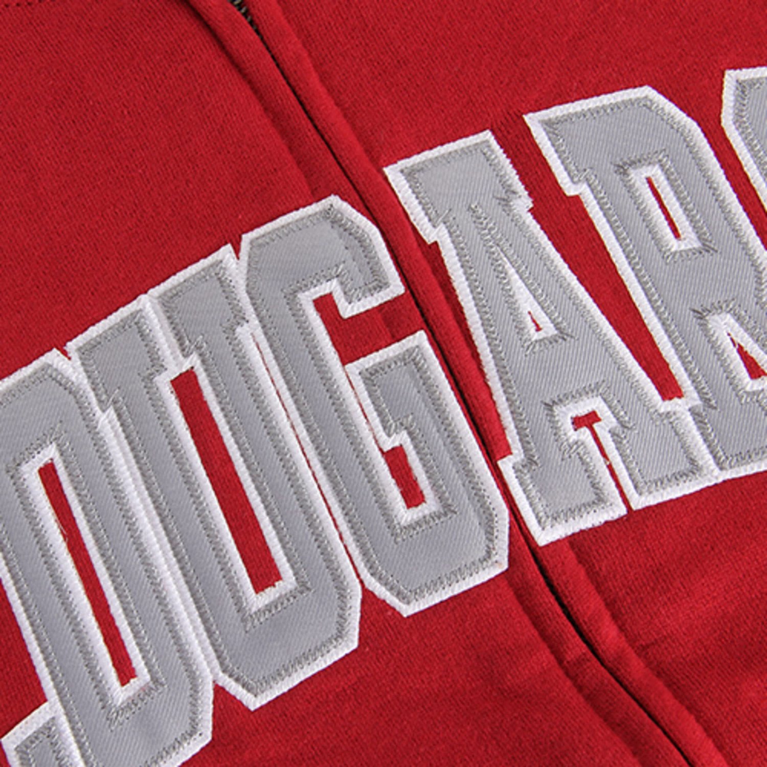 Stadium Athletic Crimson Washington State Cougars Arched Name Full-Zip Hoodie