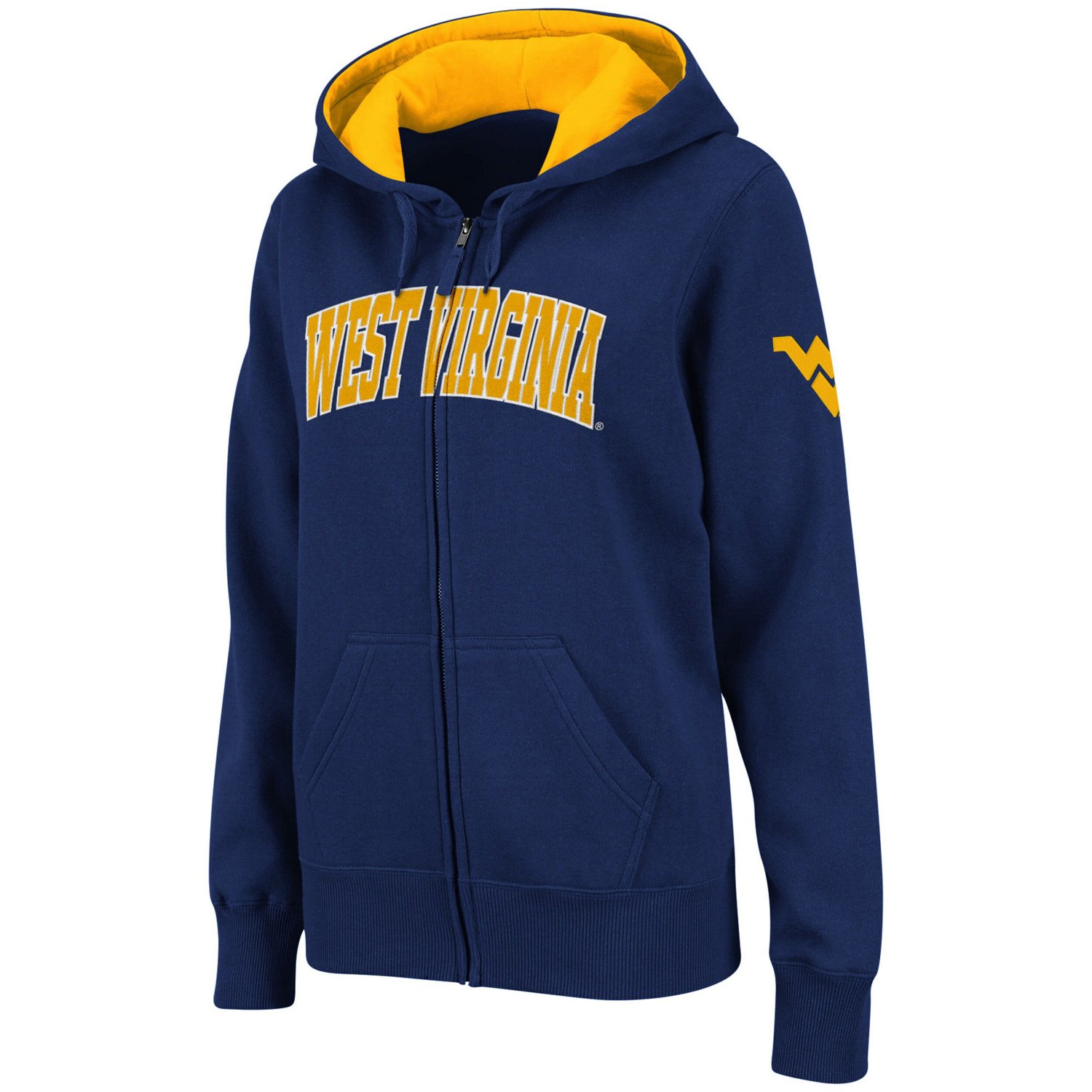Stadium Athletic West Virginia Mountaineers Arched Name Full-Zip Hoodie - view number 2
