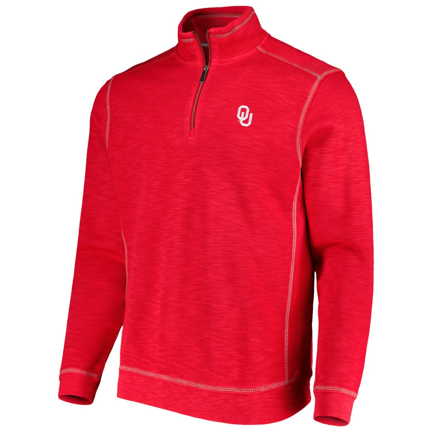 Tommy Bahama Oklahoma Sooners Big  Tall Tobago Bay Tri-Blend Quarter-Zip Sweatshirt - view number 2