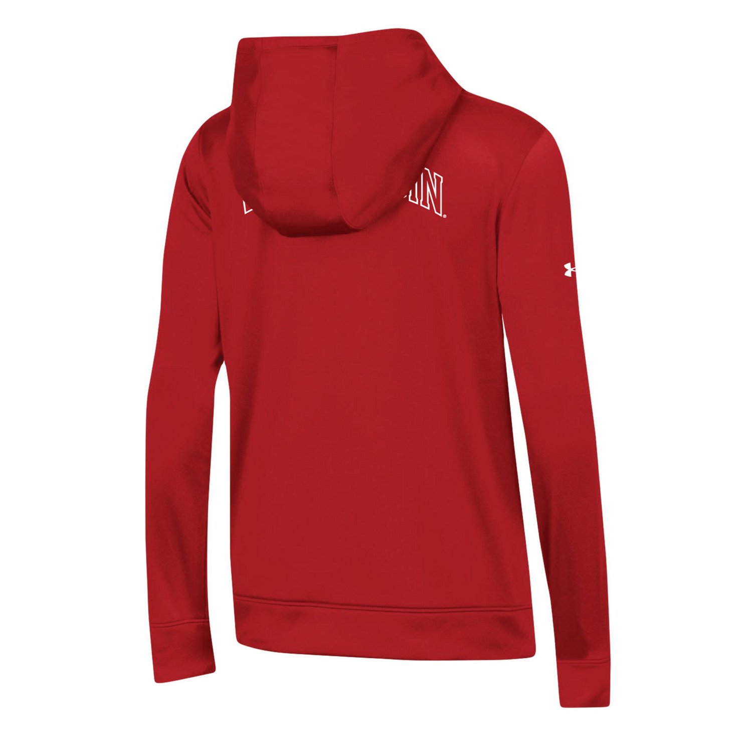 Wisconsin Badgers Under Armour 2023 Sideline Armour Fleece Hooded