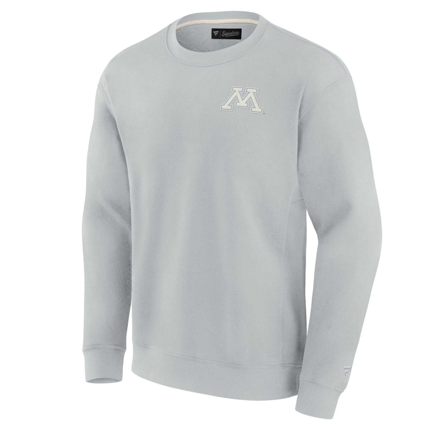 Unisex Fanatics Signature Minnesota Golden Gophers Super Soft Pullover Crew Sweatshirt                                           - view number 2