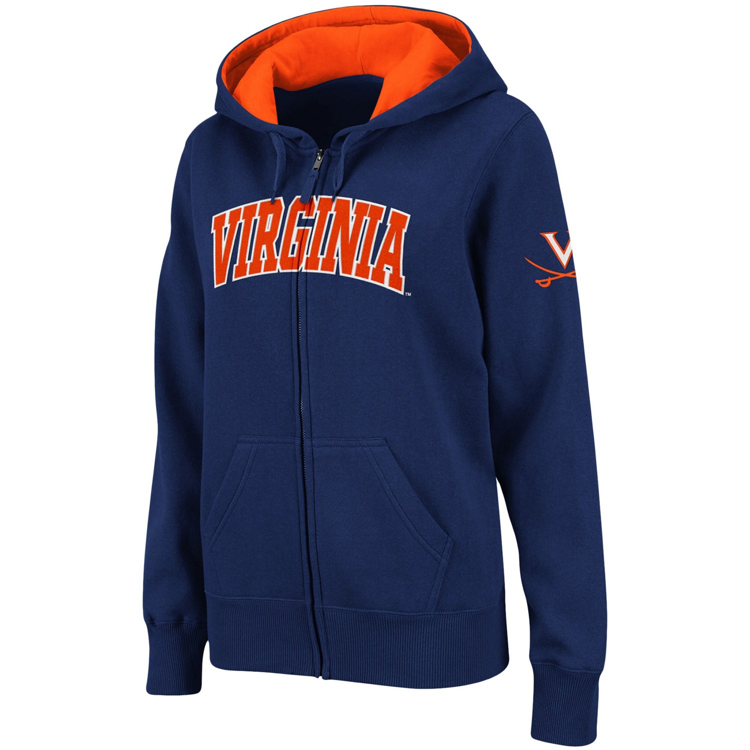 Virginia Cavaliers Arched Name Full-Zip Hoodie - view number 2