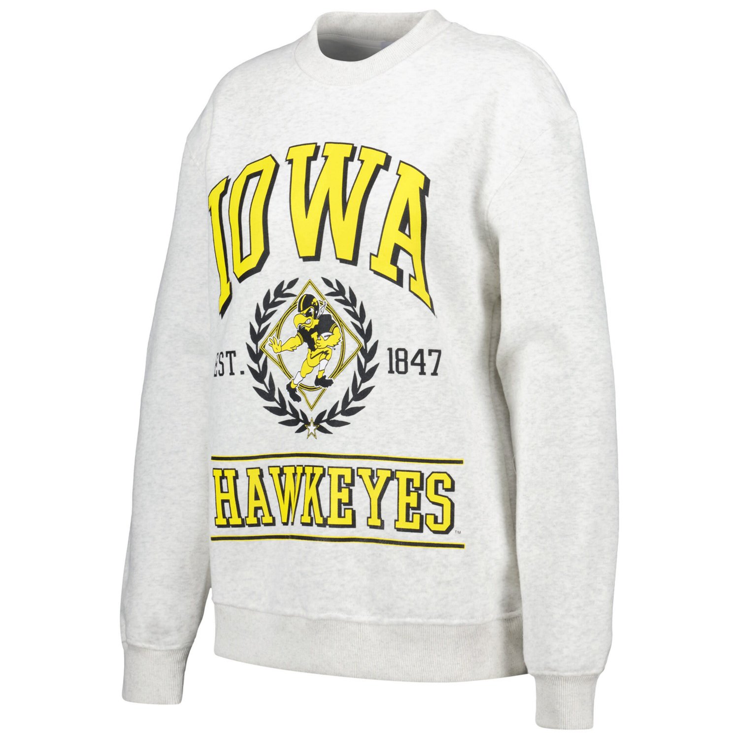 Women's Established  Co Iowa Hawkeyes Logo Pullover Sweatshirt - view number 2