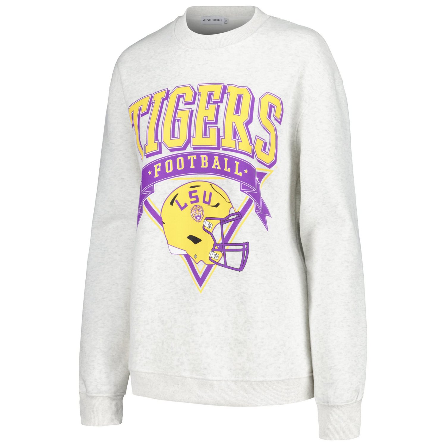 Women's Established  Co LSU Tigers Logo Pullover Sweatshirt - view number 2