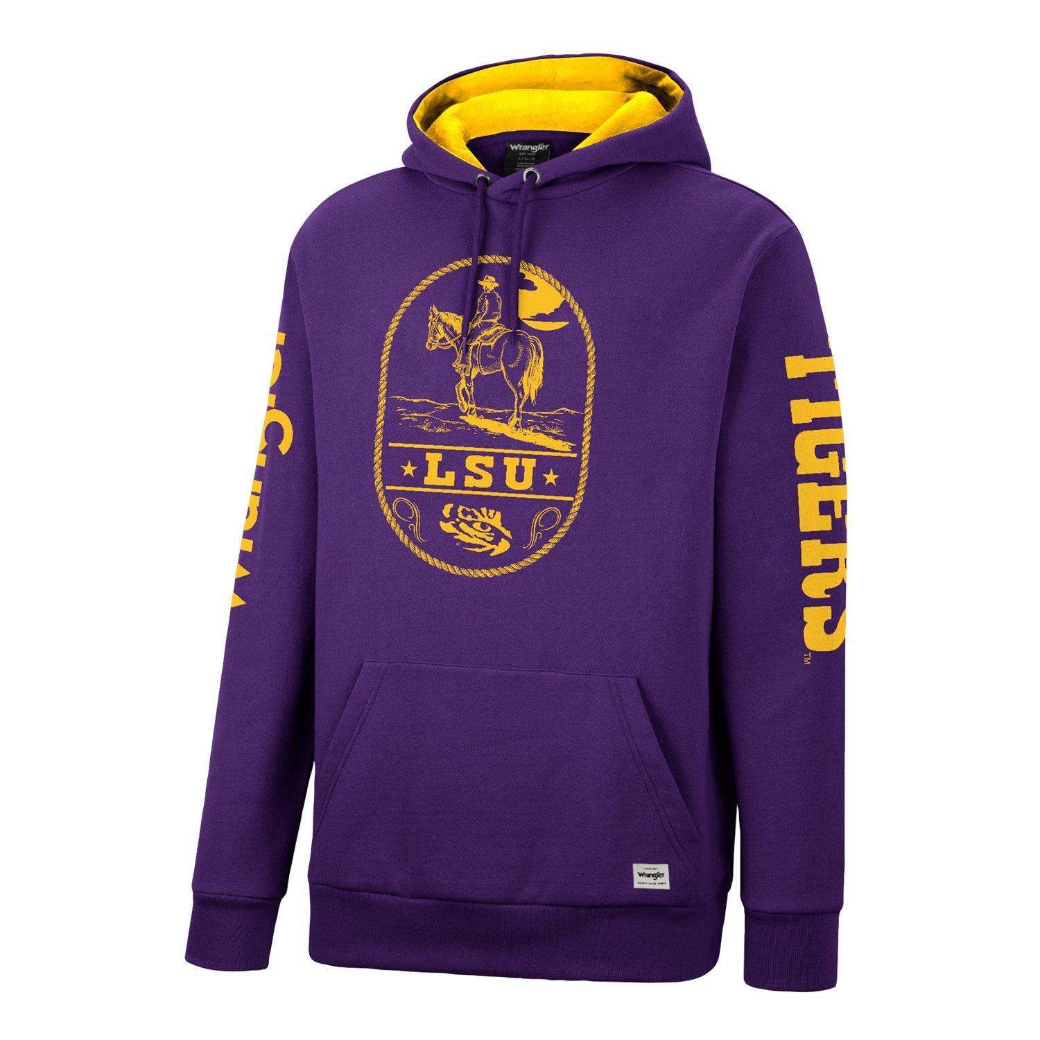 Wrangler Men s Louisiana State University Roped Hoodie Academy