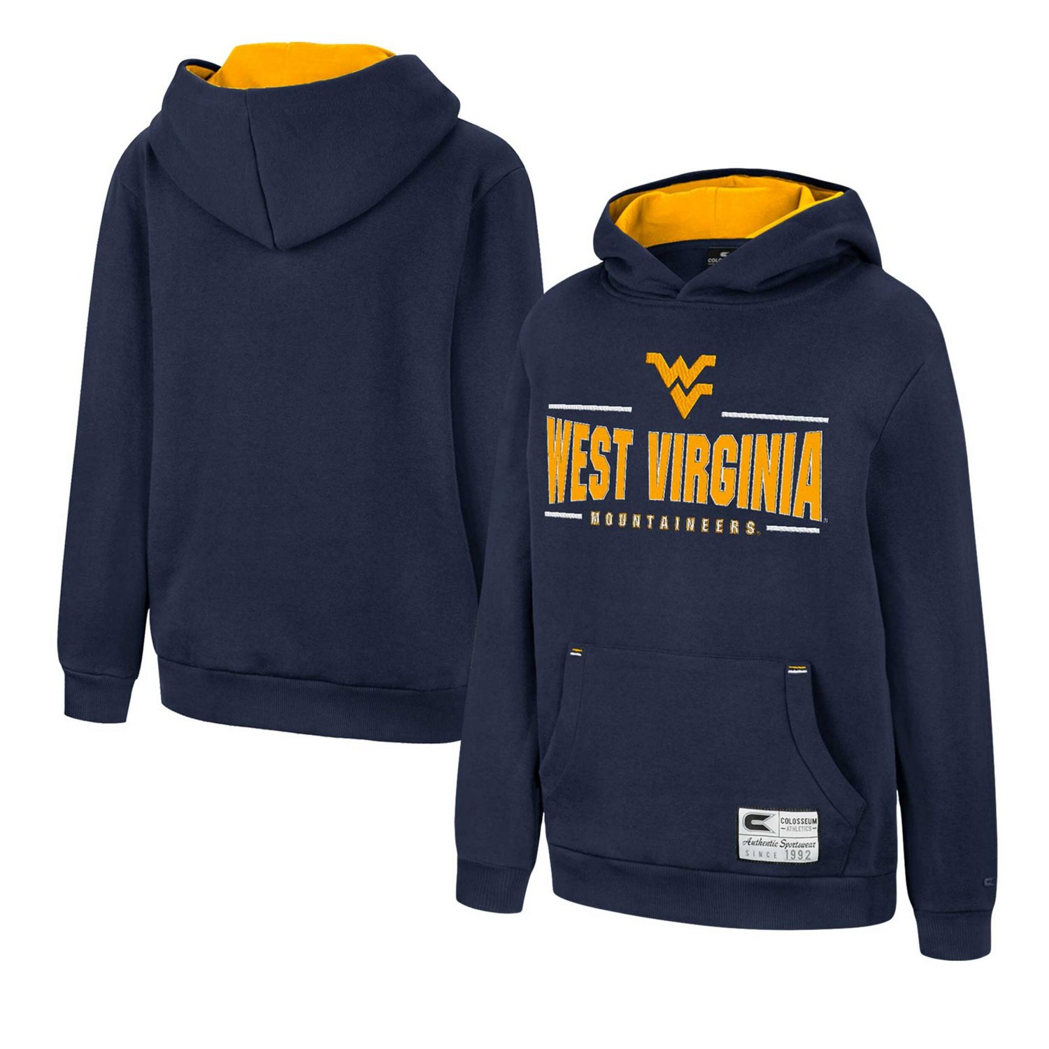 Youth Colosseum West Virginia Mountaineers Lead Guitarists Pullover Hoodie
