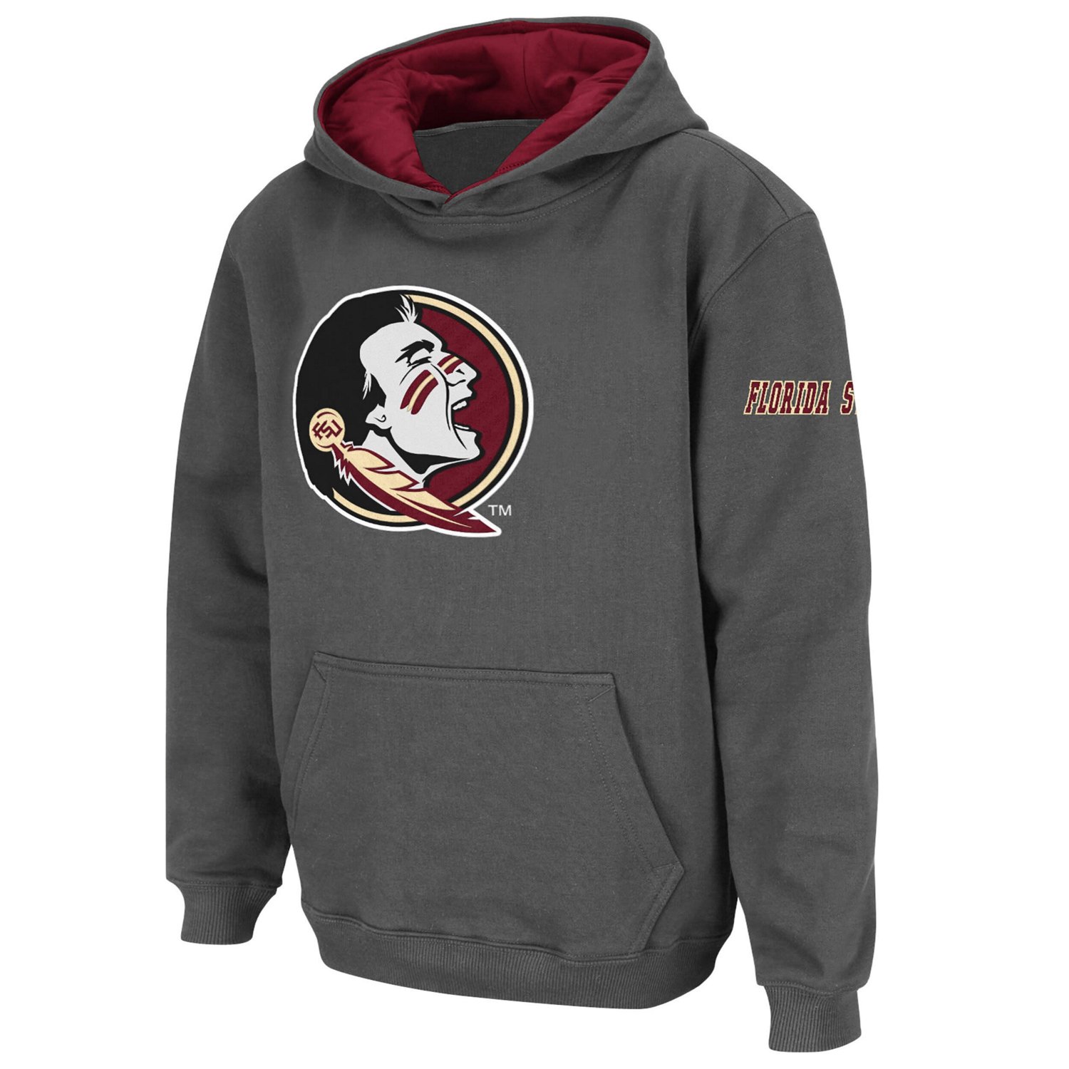 Youth Stadium Athletic Florida State Seminoles Big Logo Pullover Hoodie - view number 1