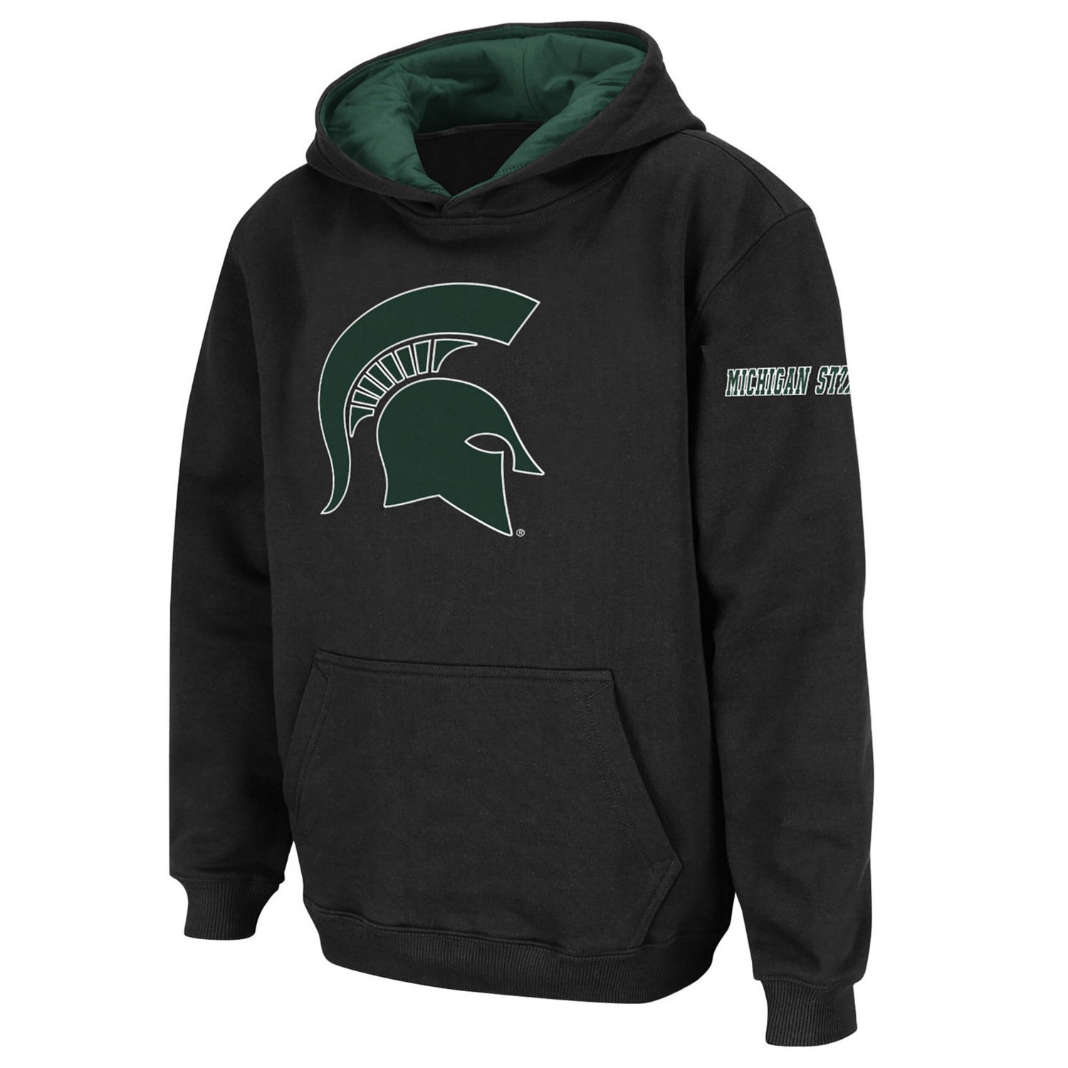 Youth Stadium Athletic Michigan State Spartans Big Logo Pullover Hoodie - view number 1