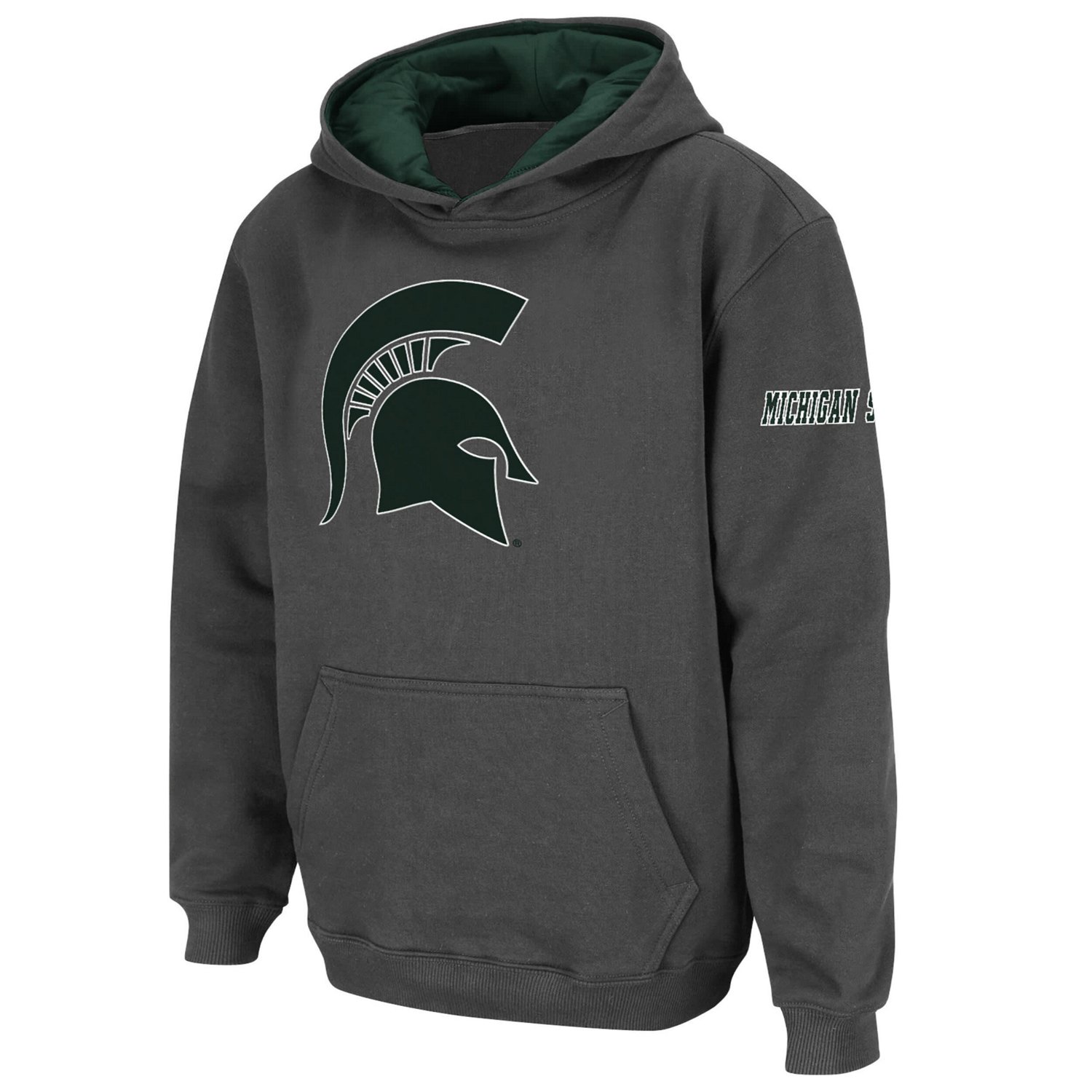 Youth Stadium Athletic Michigan State Spartans Big Logo Pullover Hoodie - view number 1