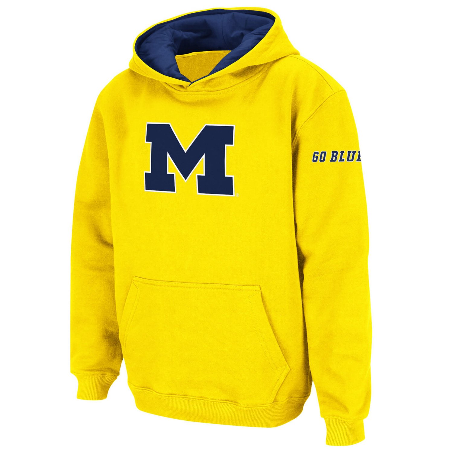 Youth Stadium Athletic Michigan Wolverines Big Logo Pullover Hoodie - view number 1