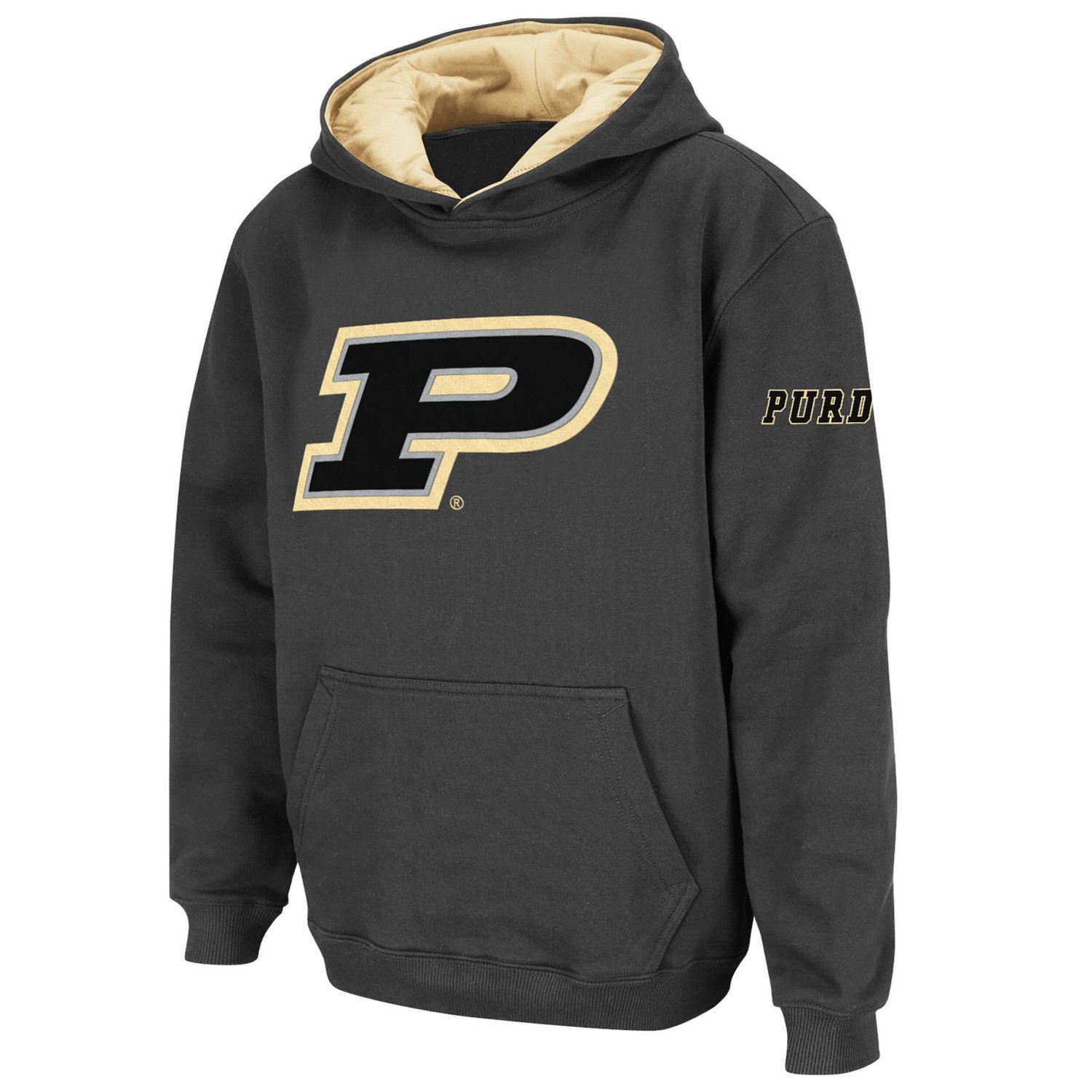 Youth Stadium Athletic Purdue Boilermakers Big Logo Pullover Hoodie - view number 1