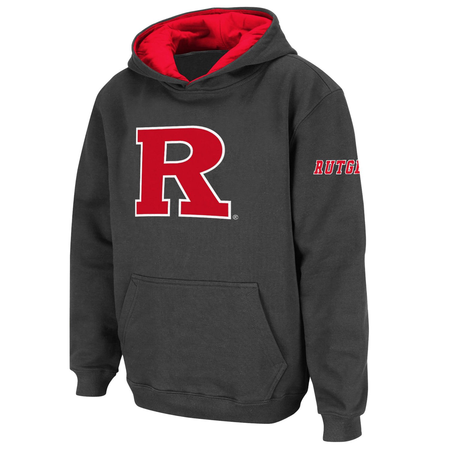 Youth Stadium Athletic Rutgers Scarlet Knights Big Logo Pullover Hoodie - view number 1