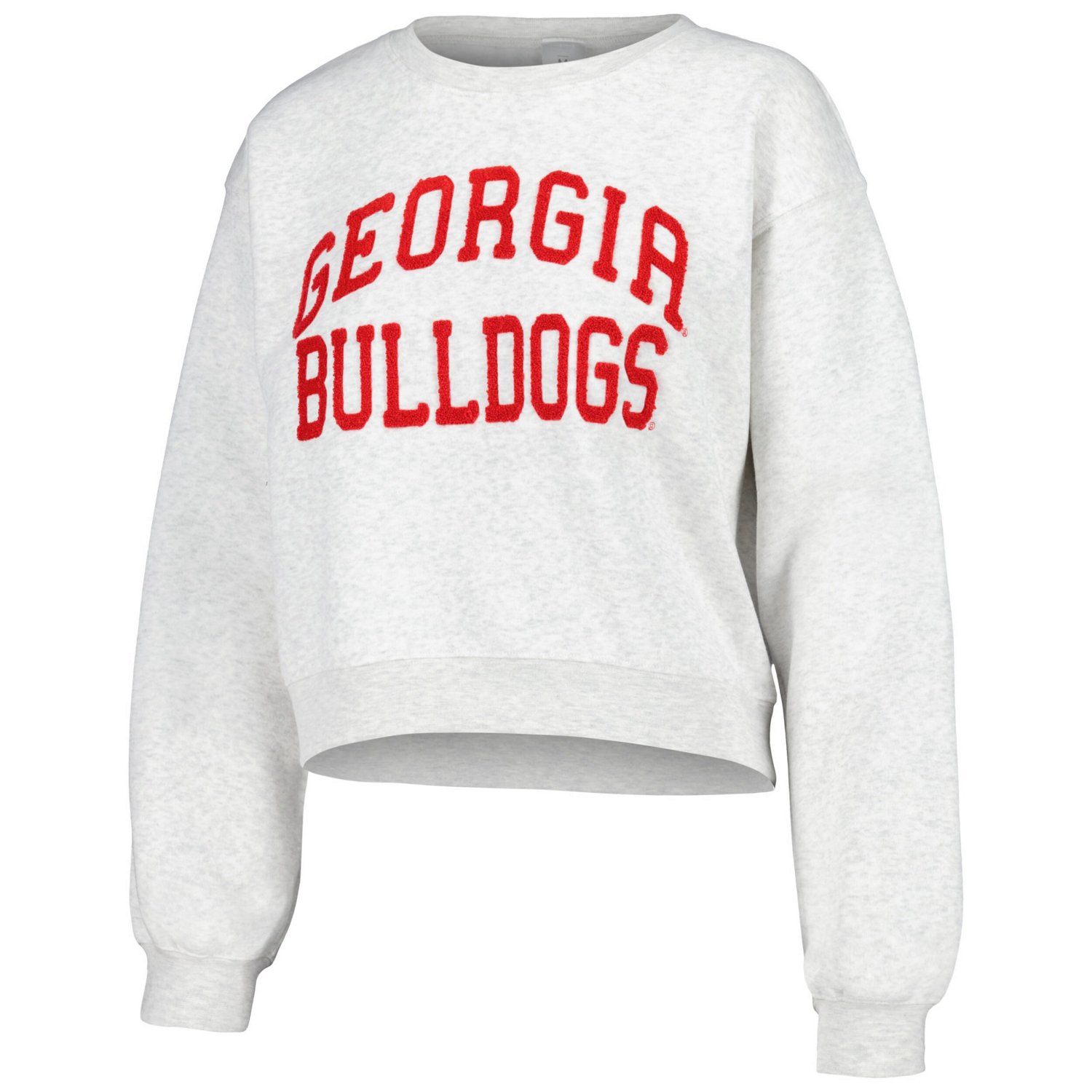 ZooZatz Georgia Bulldogs Core Chenille Cropped Pullover Sweatshirt                                                               - view number 2