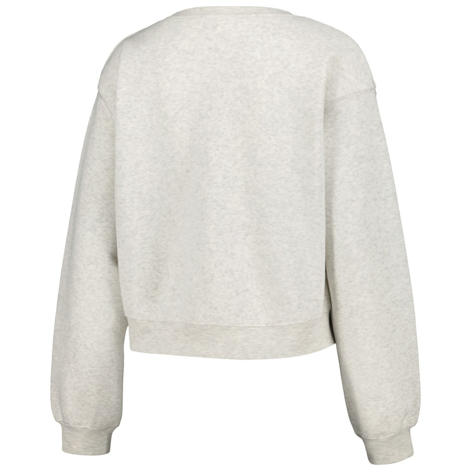 ZooZatz Oatmeal North Carolina Tar Heels Core Chenille Cropped Pullover Sweatshirt - view number 3