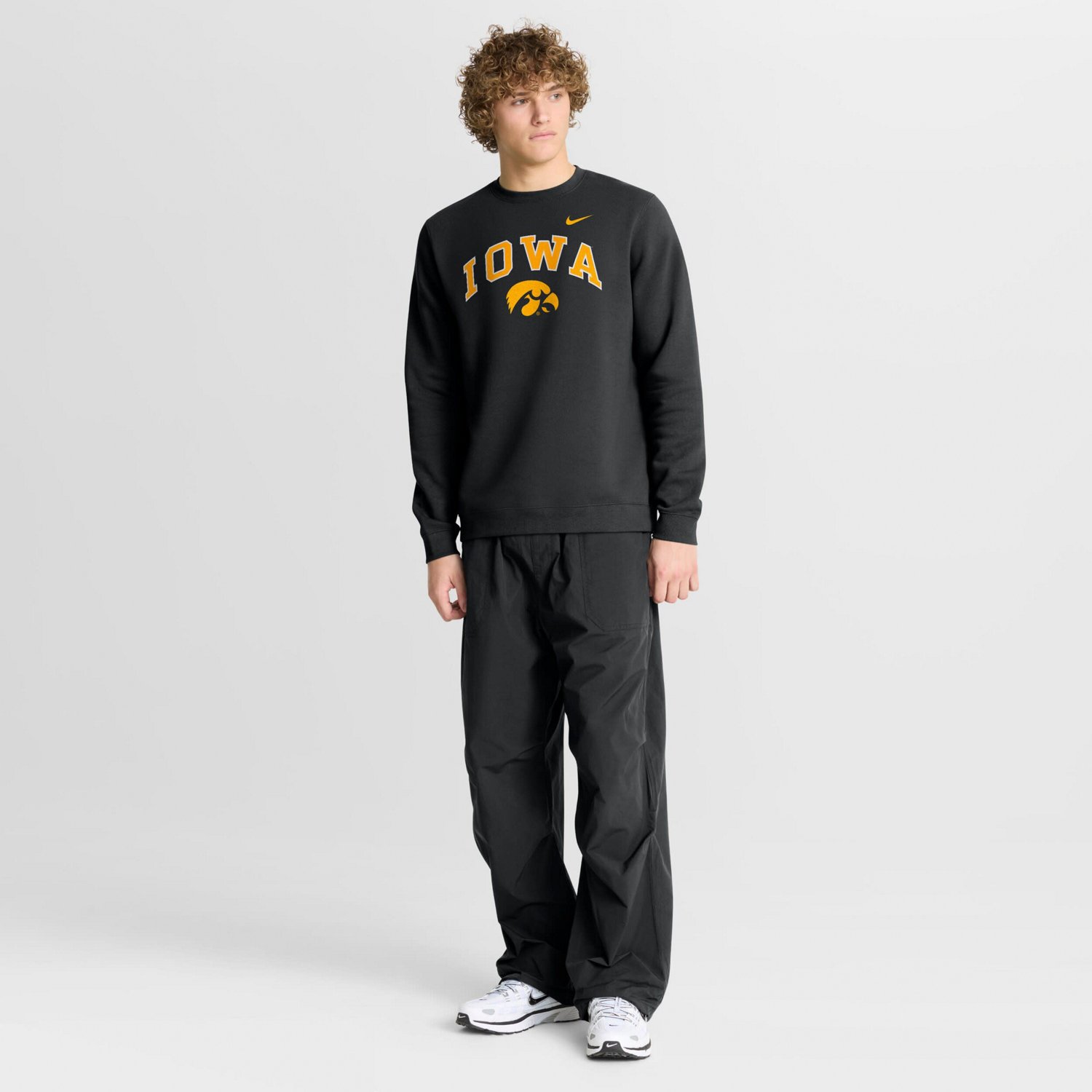 Nike Iowa Hawkeyes Arch Pullover Sweatshirt - view number 2