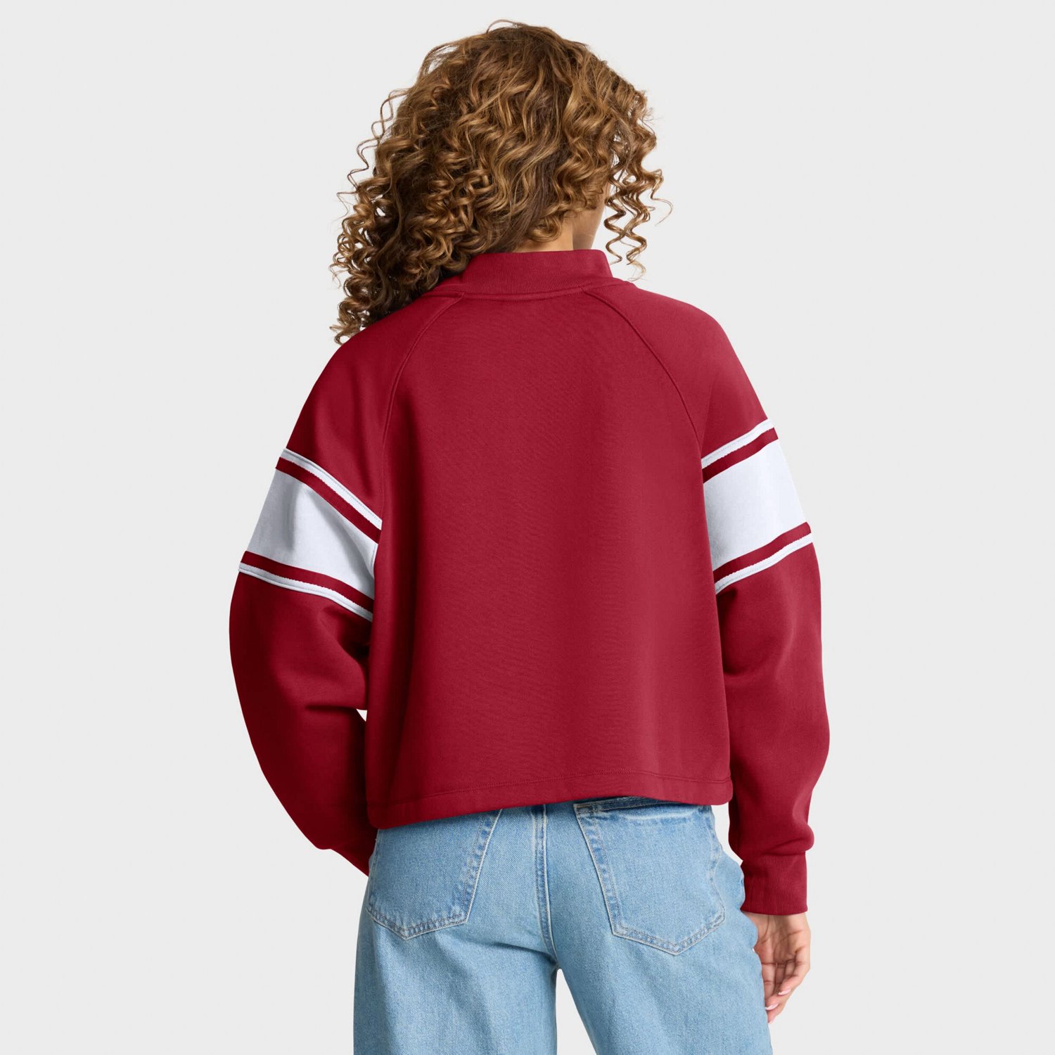 Fanatics Oklahoma Sooners Oversized Hometown Premium Punt Coverage Raglan Pullover Sweatshirt - view number 2