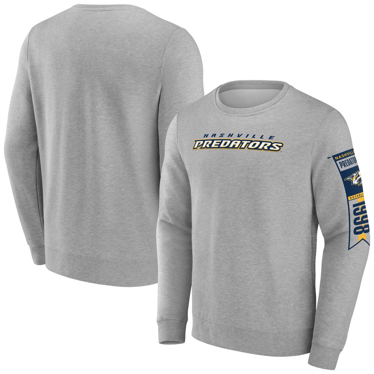 Fanatics Nashville Predators Fleece Pullover Sweatshirt