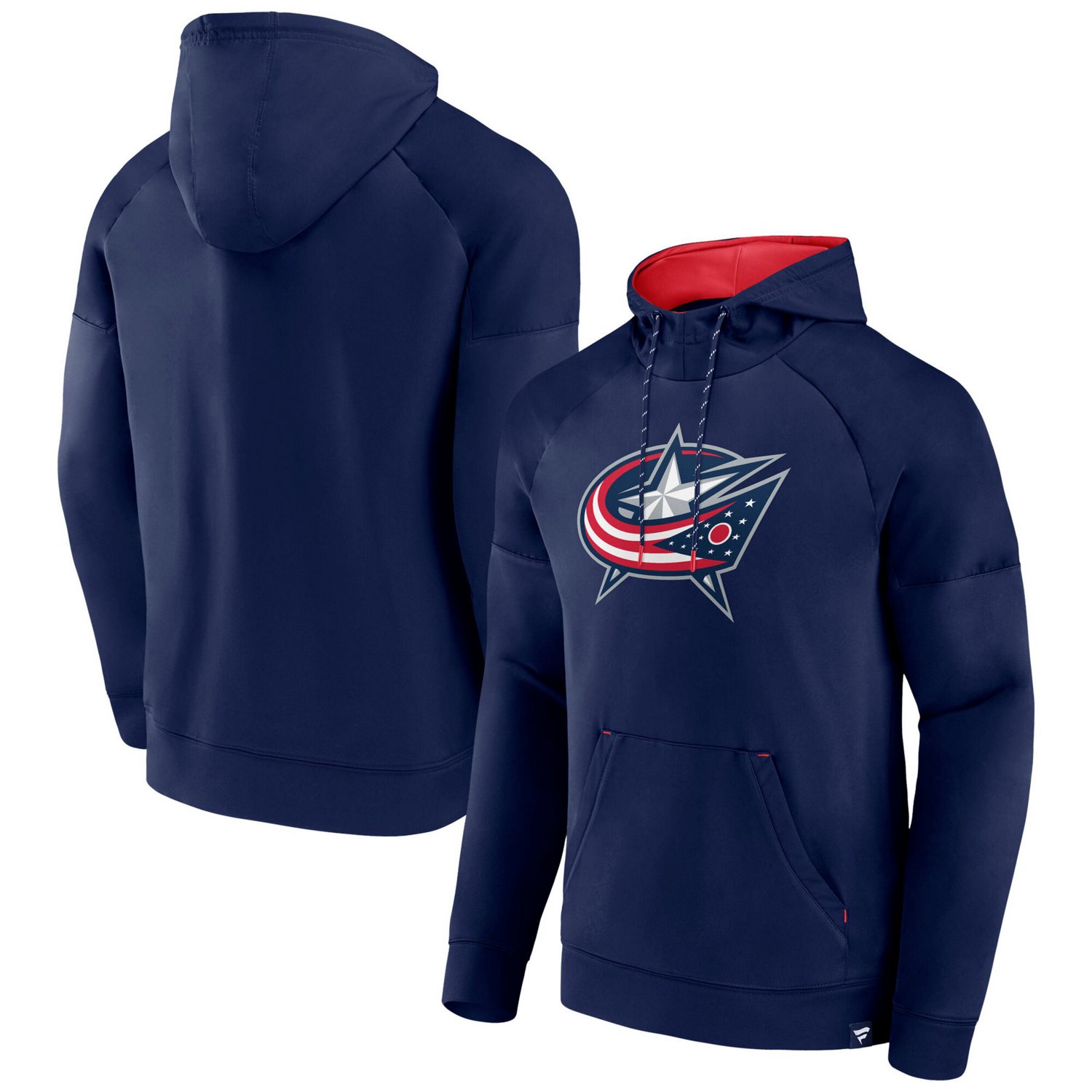 Fanatics Columbus Blue Jackets Iconic Defender Raglan Pullover Hoodie