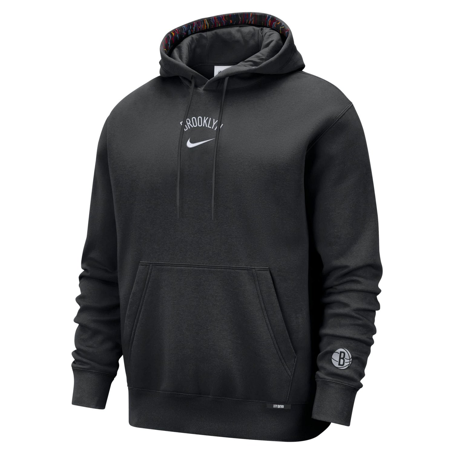 Nike Brooklyn Nets 2025 26 City Edition Courtside Remix Premium Hoodie - view number 2