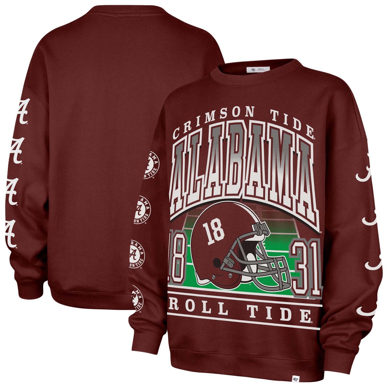 '47 Alabama Tide Go Big Oversized Pullover Sweatshirt