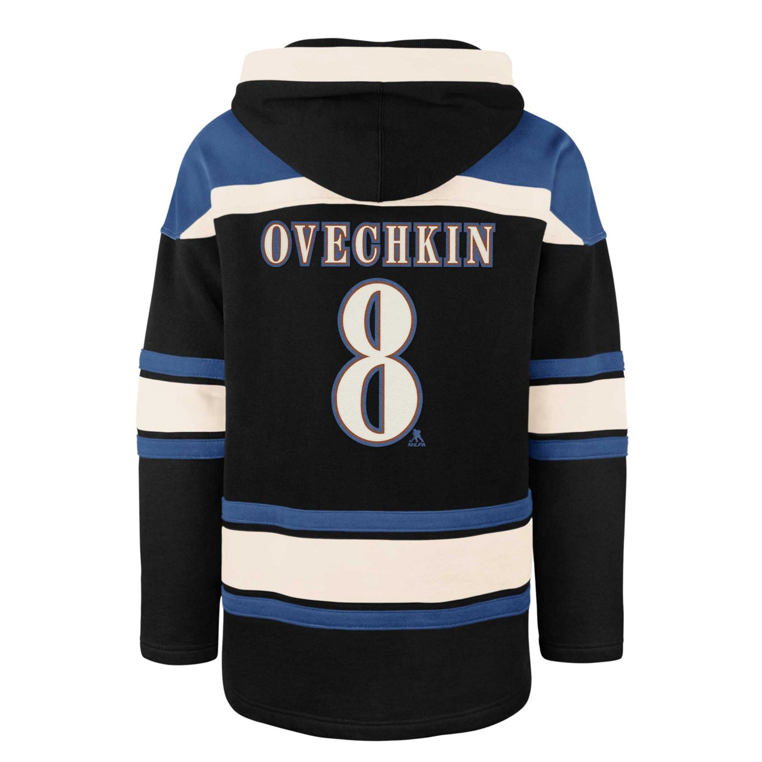 '47 Alexander Ovechkin Washington Capitals Player Name  Number Lacer Pullover Hoodie