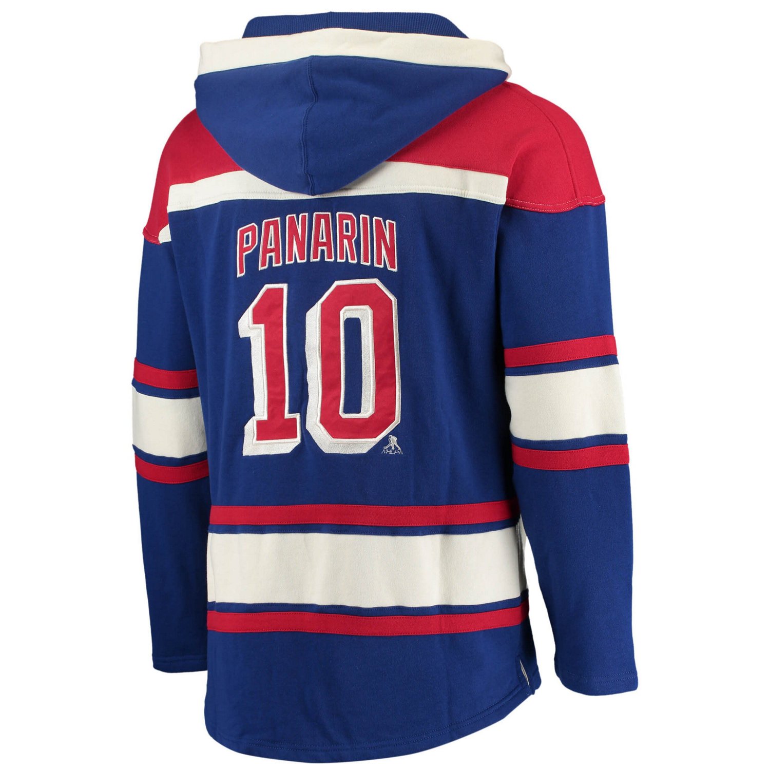 '47 Artemi Panarin New York Rangers Player Name  Number Lacer Pullover Hoodie - view number 3