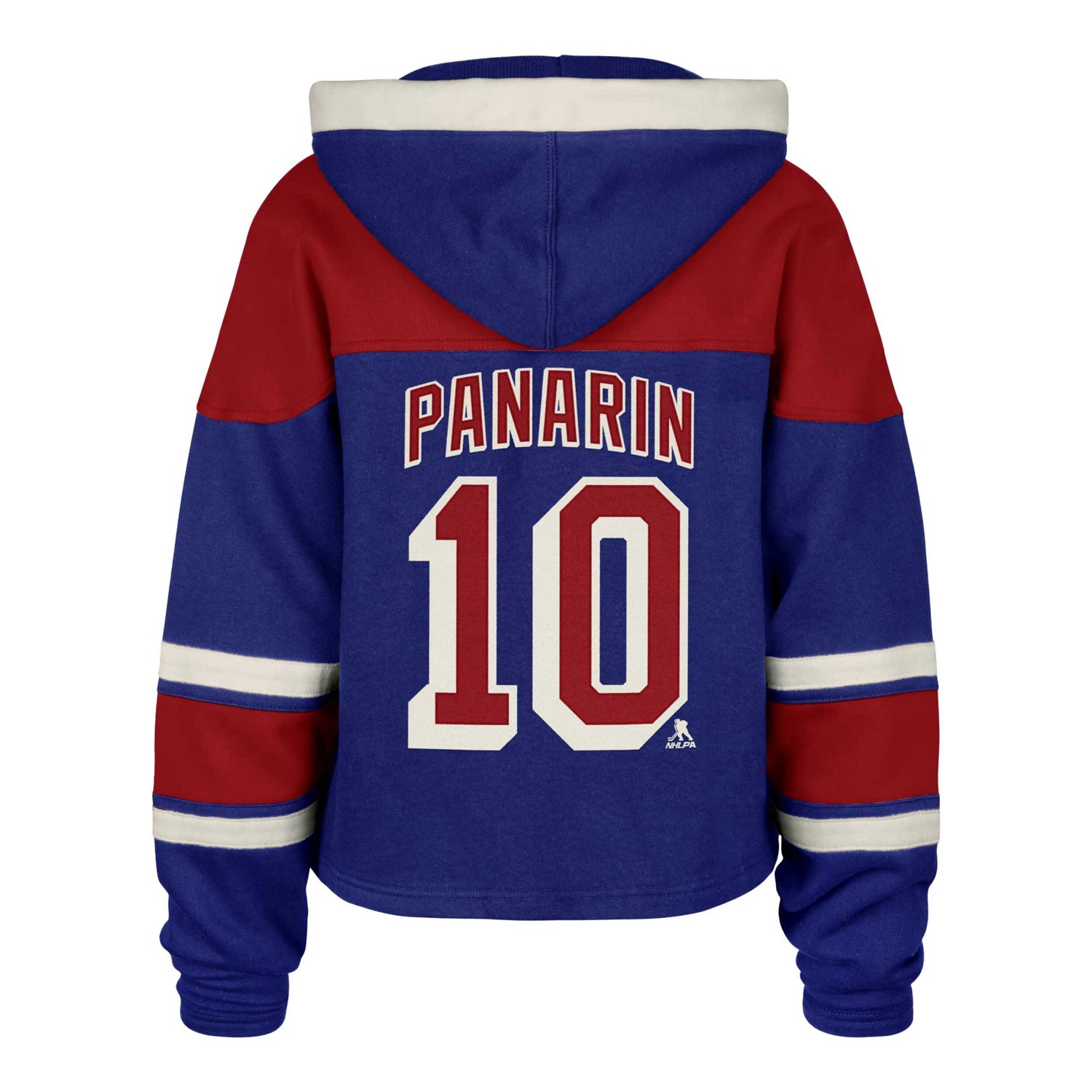 '47 Artemi Panarin New York Rangers Superior Lacer Cropped Pullover Hoodie - view number 3