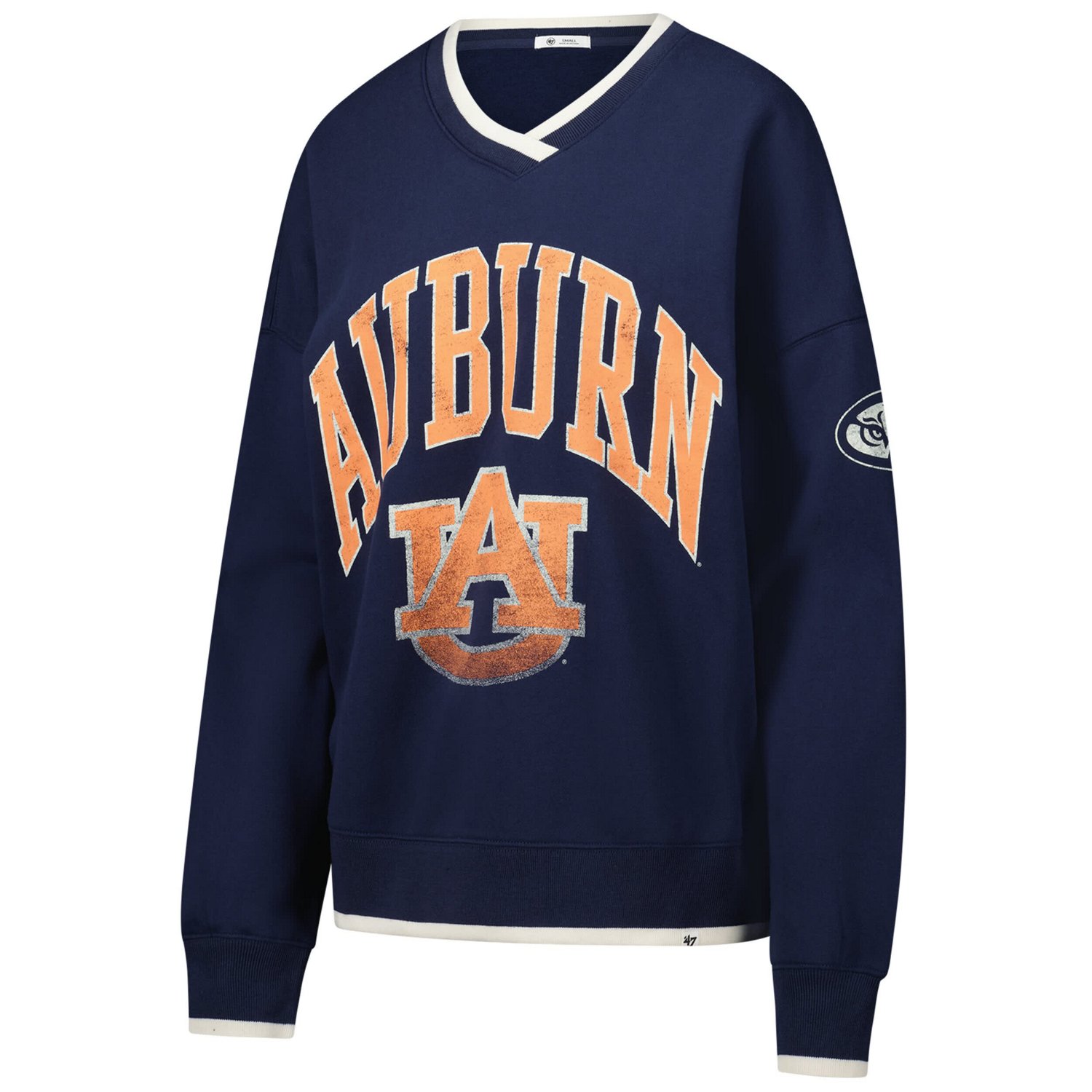 '47 Auburn Tigers Clubhouse Daze Eighties V-Neck Pullover Sweatshirt                                                             - view number 2