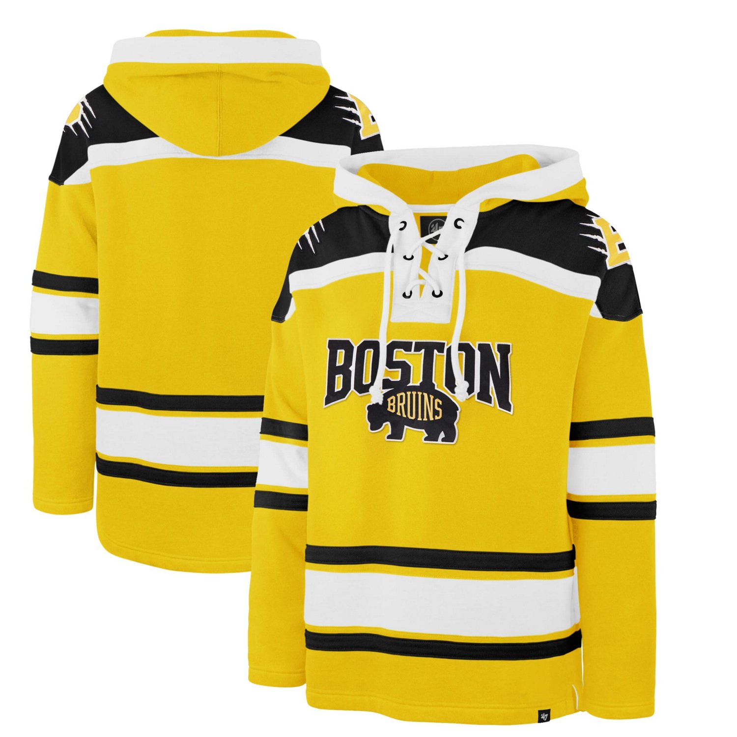 '47 Boston Bruins 2026 NHL Stadium Series Superior Lacer Hoodie