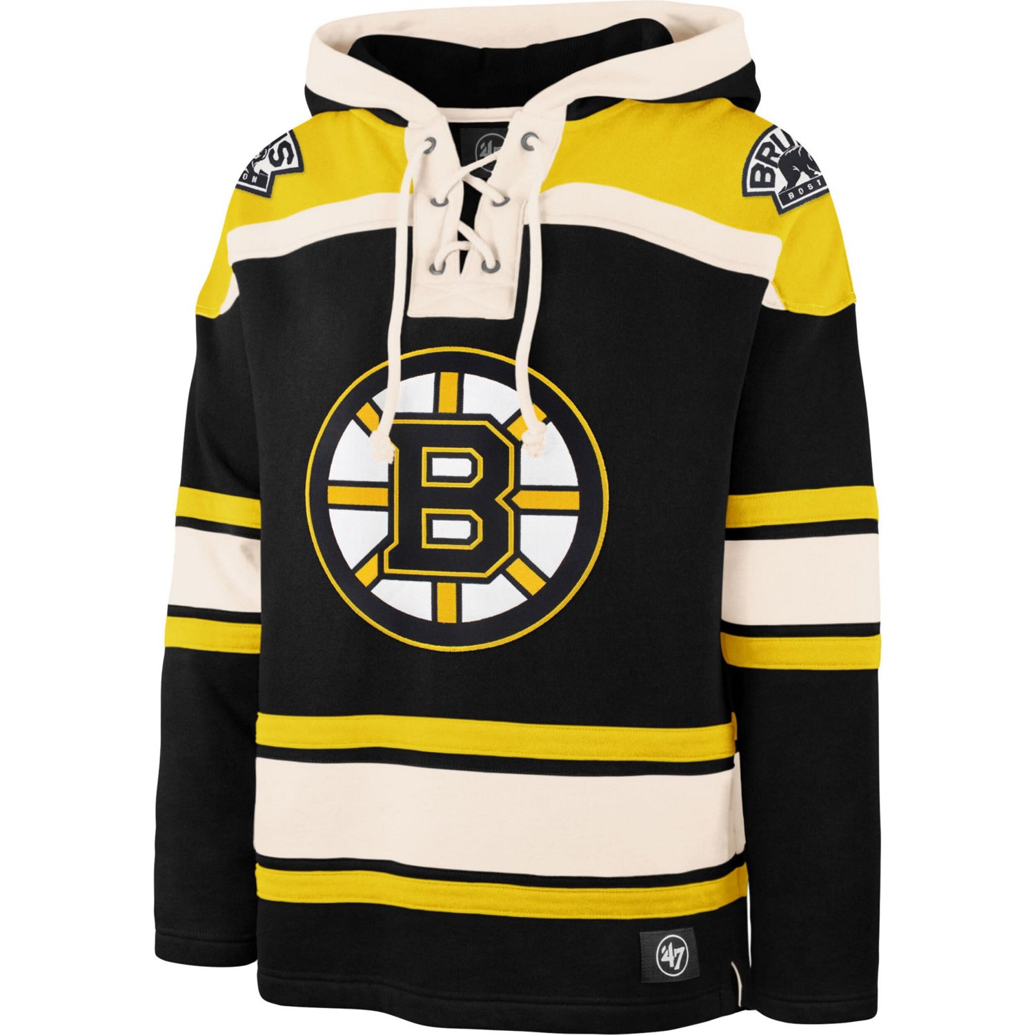 '47 Boston Bruins Superior Lacer Pullover Hoodie