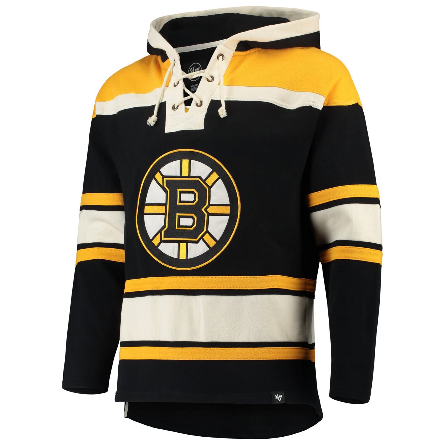 '47 Brad Marchand Boston Bruins Player Lacer Pullover Hoodie - view number 2