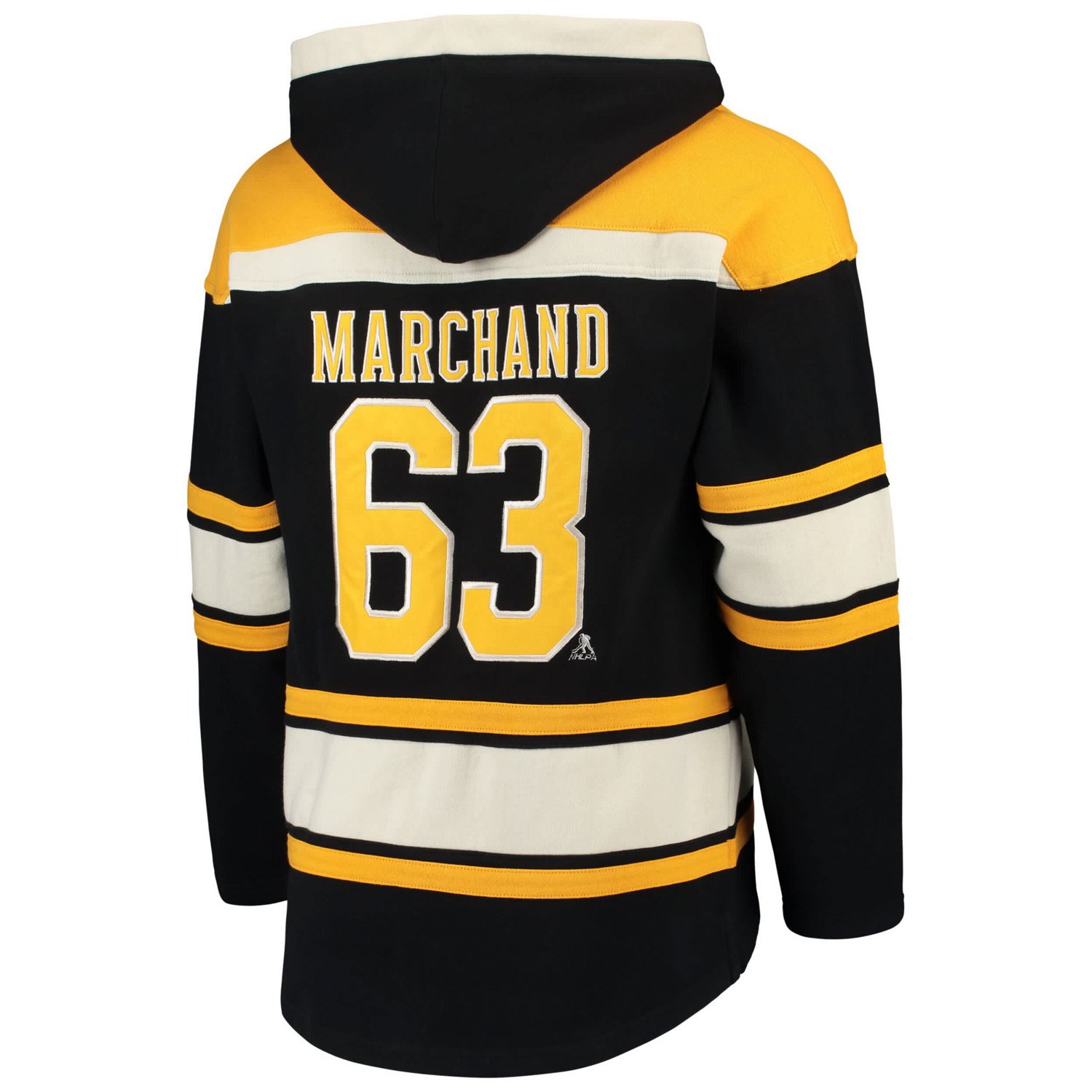 '47 Brad Marchand Boston Bruins Player Lacer Pullover Hoodie - view number 3