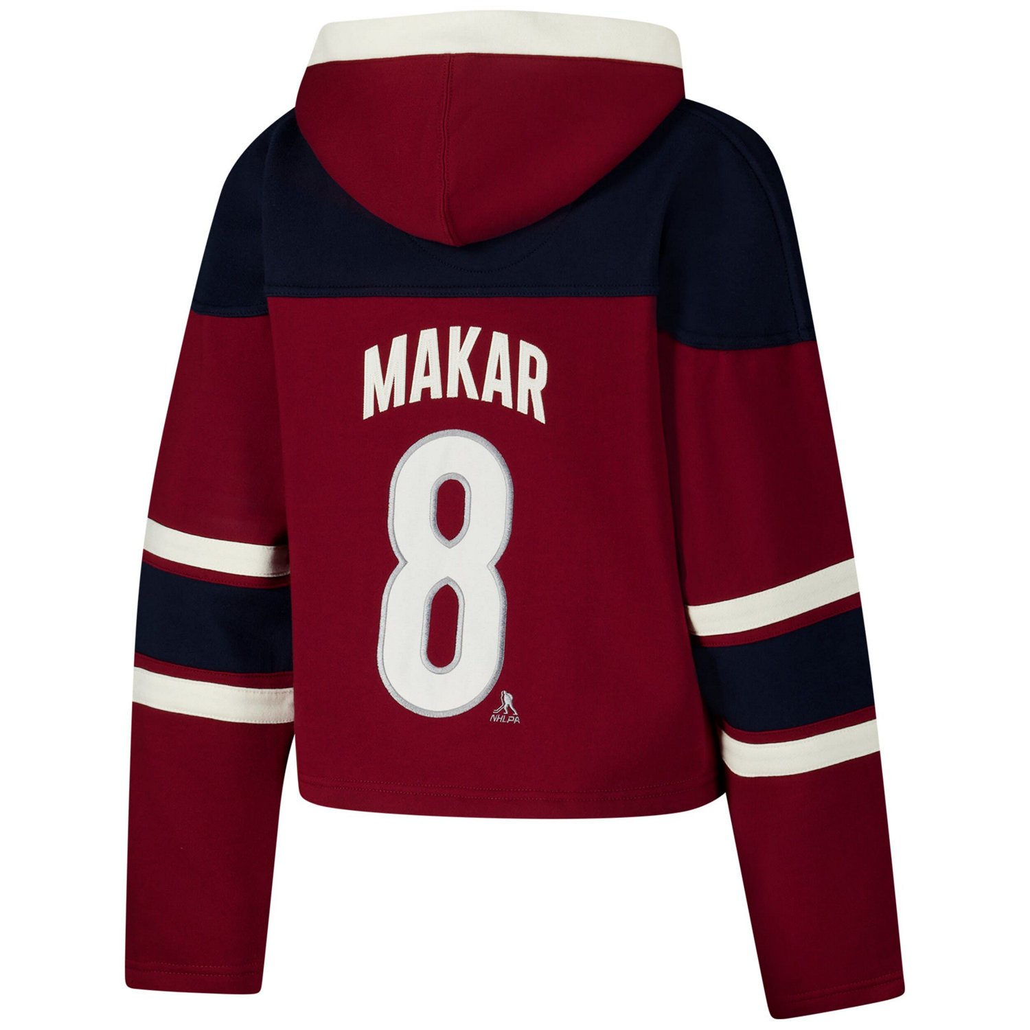 '47 Cale Makar Colorado Avalanche Superior Lacer Cropped Pullover Hoodie - view number 3