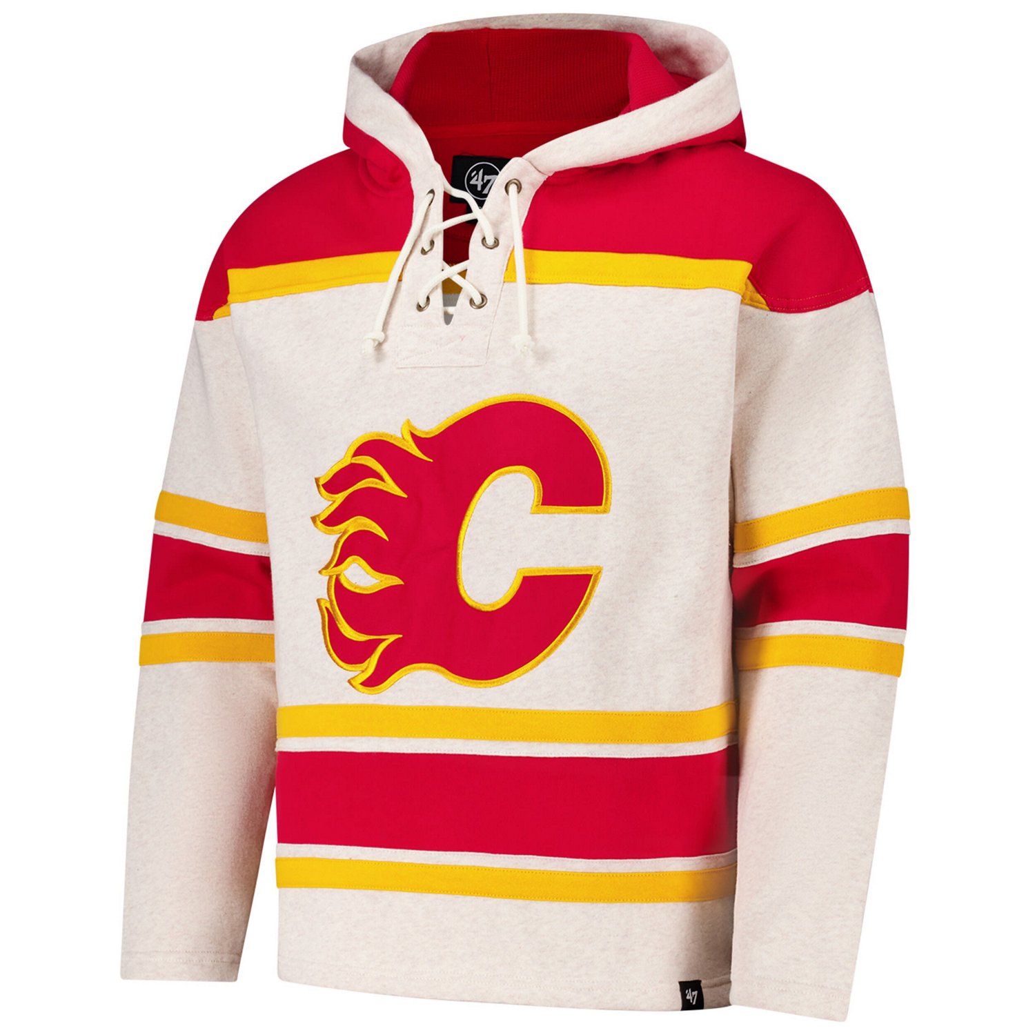 '47 Calgary Flames Rockaway Lacer Pullover Hoodie                                                                                - view number 2