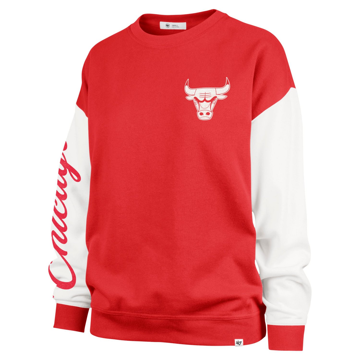'47 Chicago Bulls Rise Andie Oversized Pullover Sweatshirt - view number 2