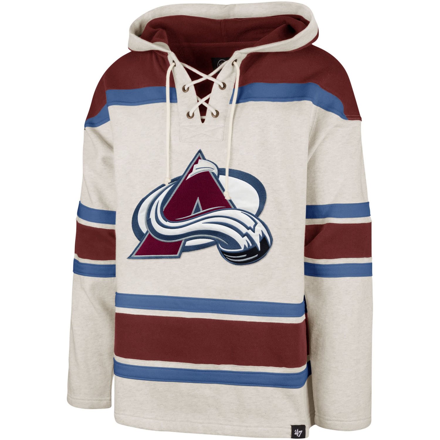 '47 Colorado Avalanche Rockaway Lacer Pullover Hoodie - view number 2