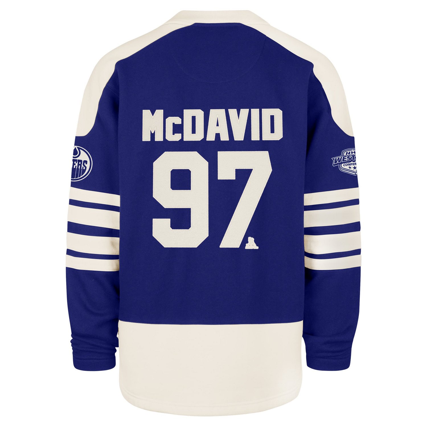 '47 Connor McDavid Edmonton Oilers Player Name  Number Sweep Check Eternal Lacer Sweatshirt - view number 3