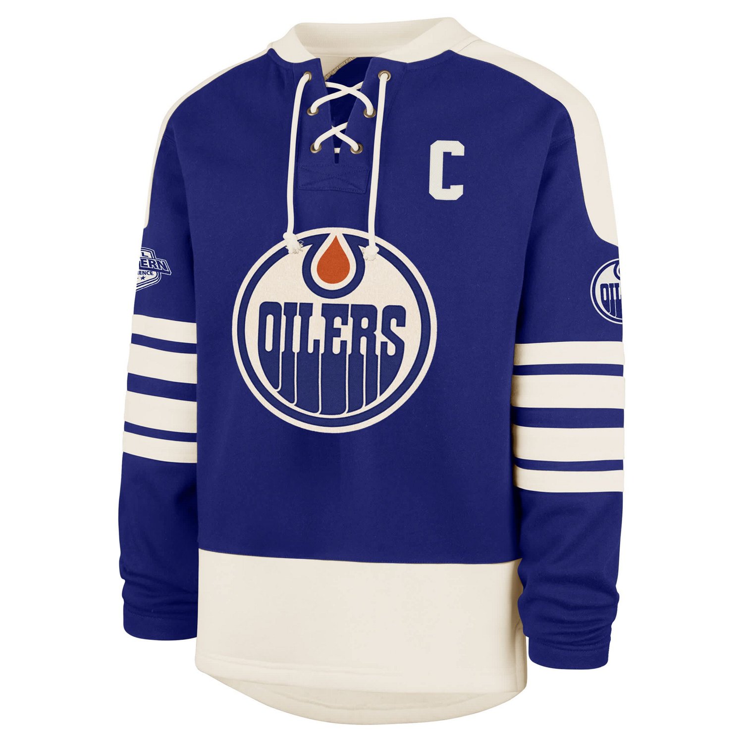 '47 Connor McDavid Edmonton Oilers Player Name  Number Sweep Check Eternal Lacer Sweatshirt - view number 2