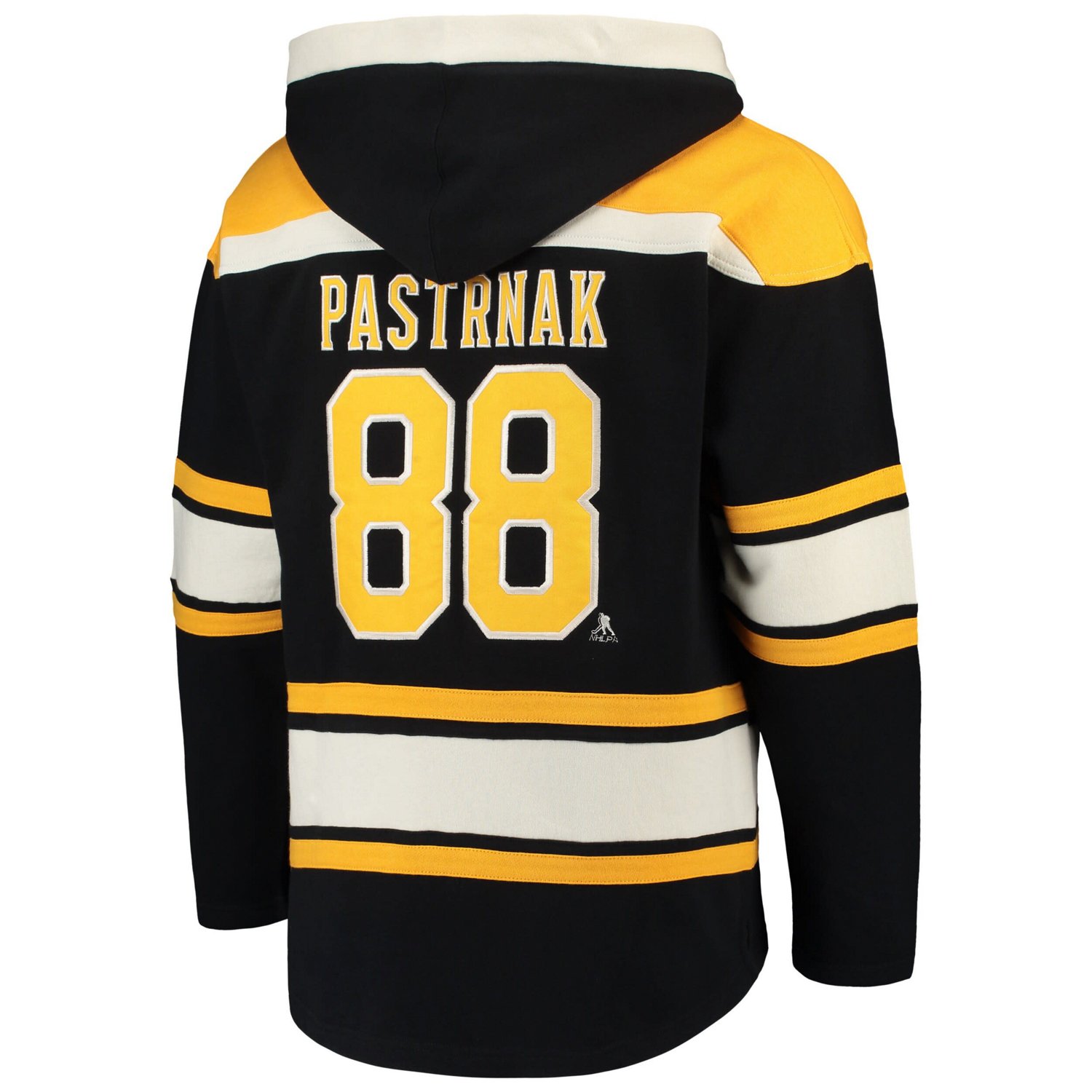 '47 David Pastrnak Boston Bruins Player Lacer Pullover Hoodie - view number 3