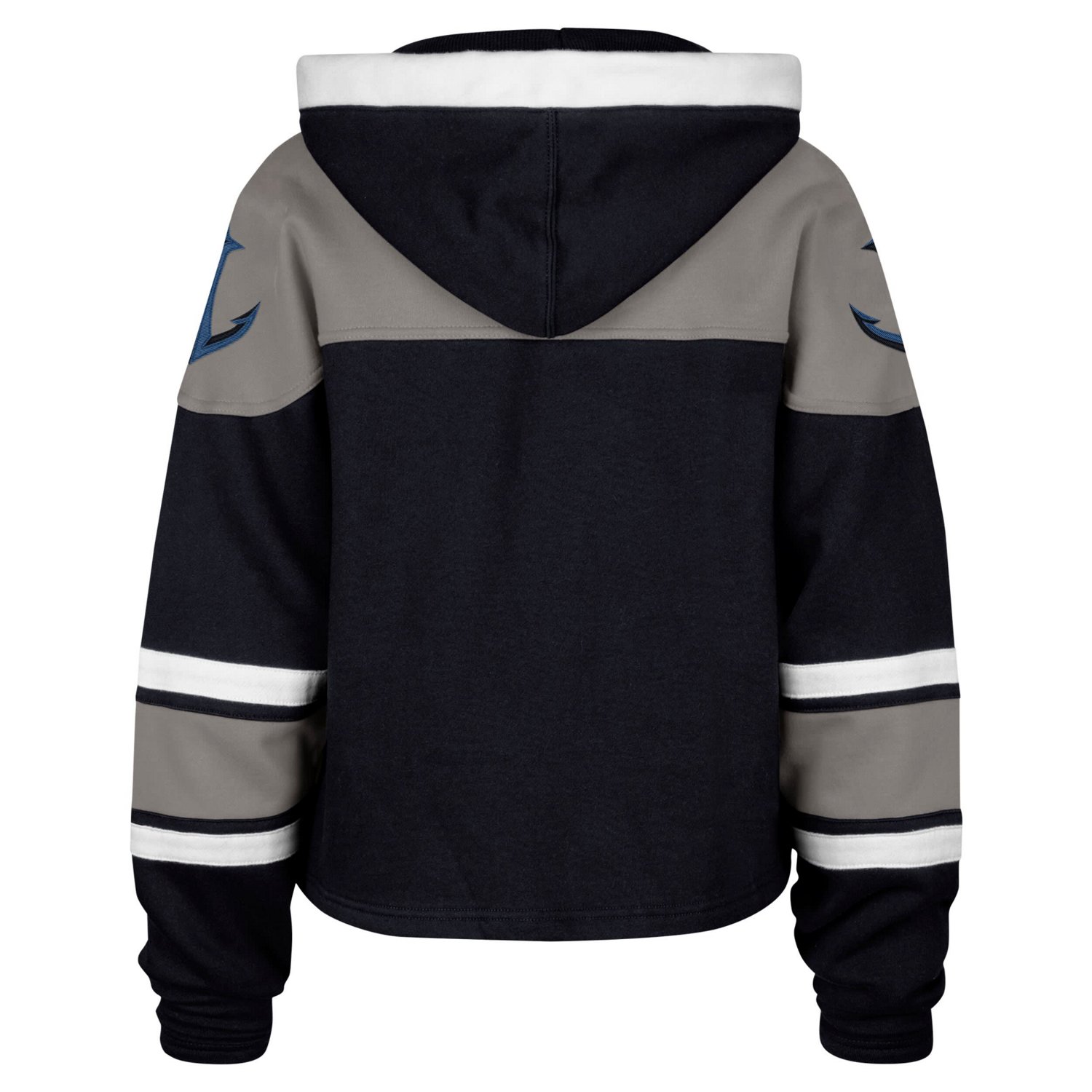 '47 Deep Sea Seattle Kraken Cropped Superior Lacer Pullover Hoodie - view number 3