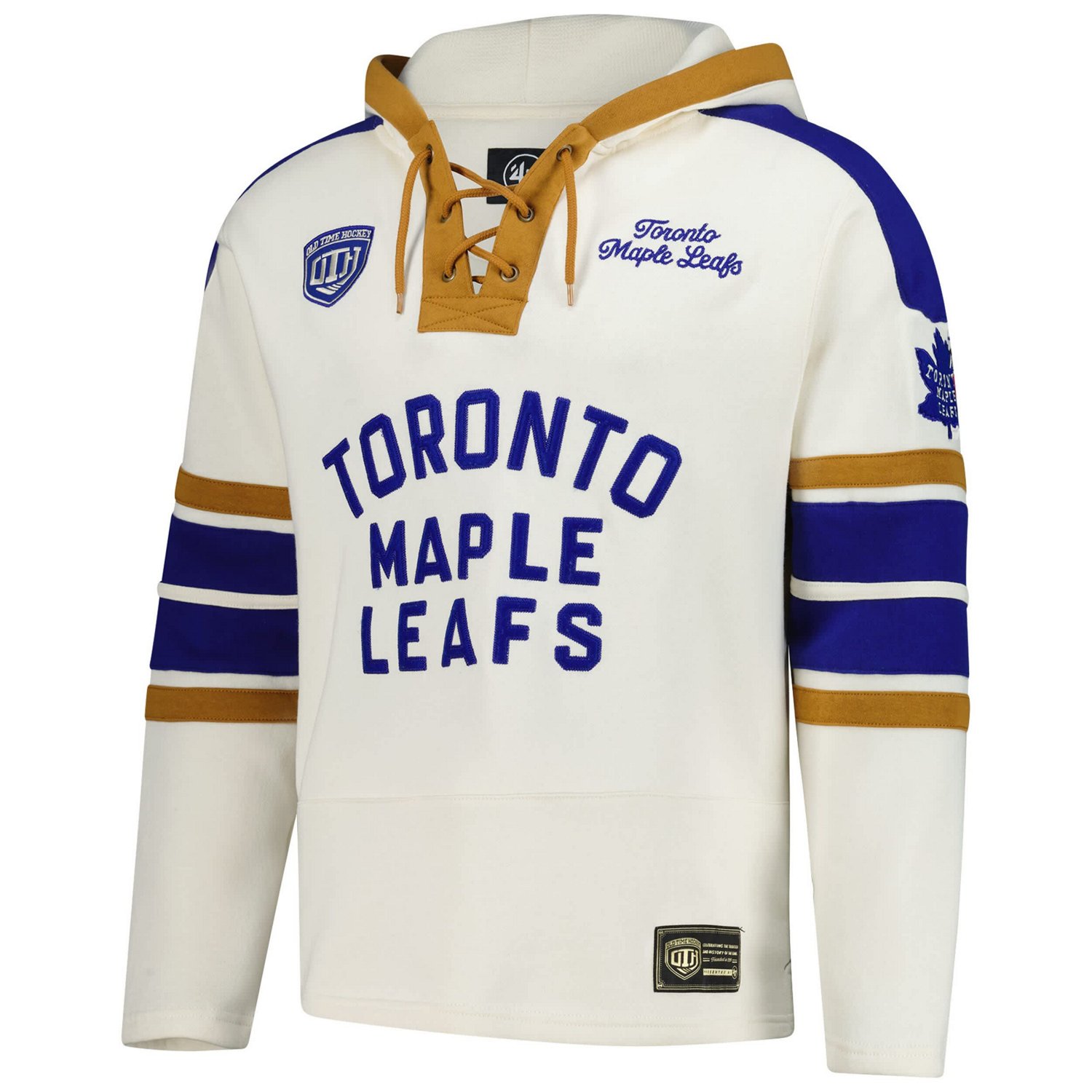 '47 Doug Gilmour Toronto Maple Leafs Blue Line Heritage Name  Number Lace-Up Pullover Hoodie                                     - view number 2