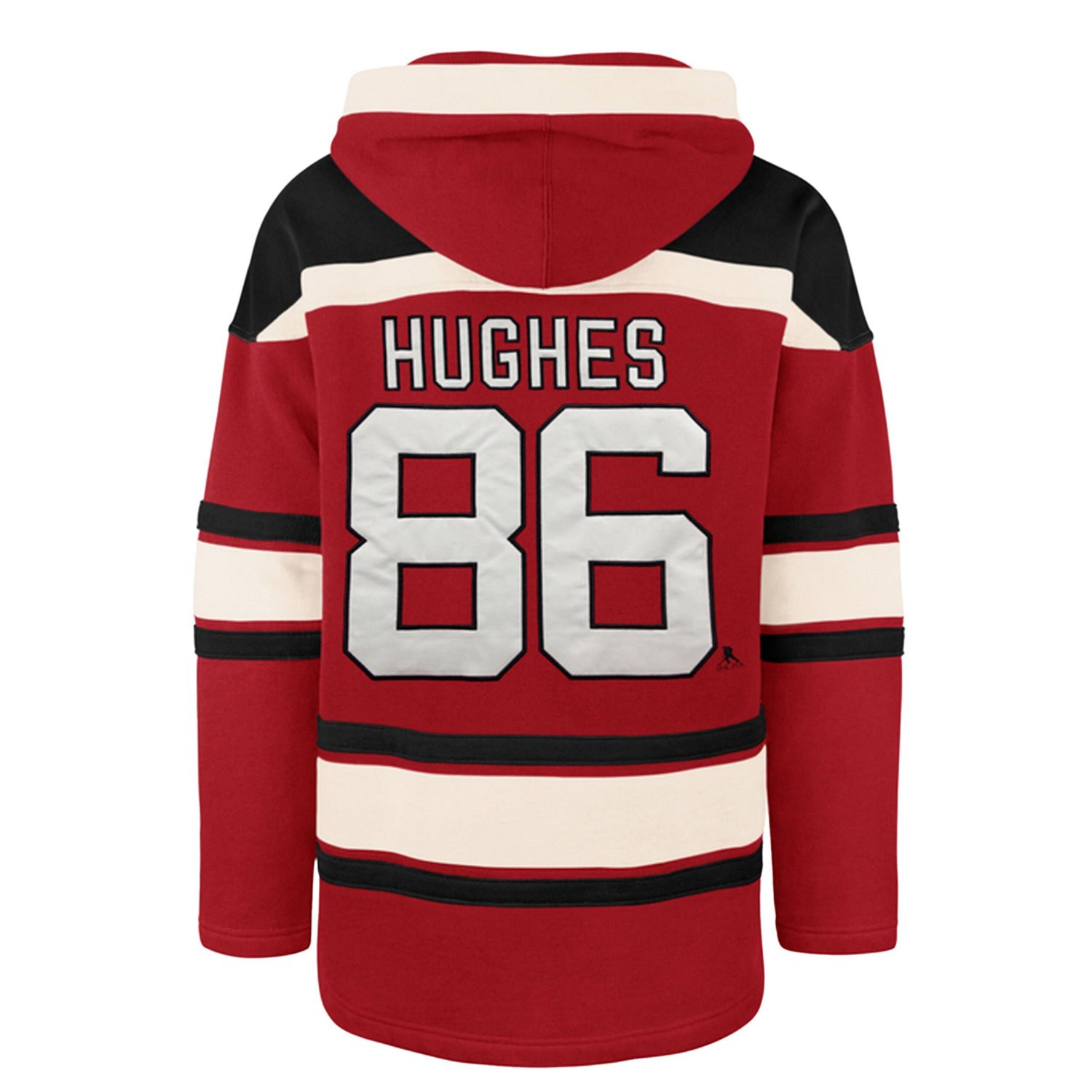 '47 Jack Hughes New Jersey Devils Big  Tall Lace-up Pullover Hoodie - view number 3