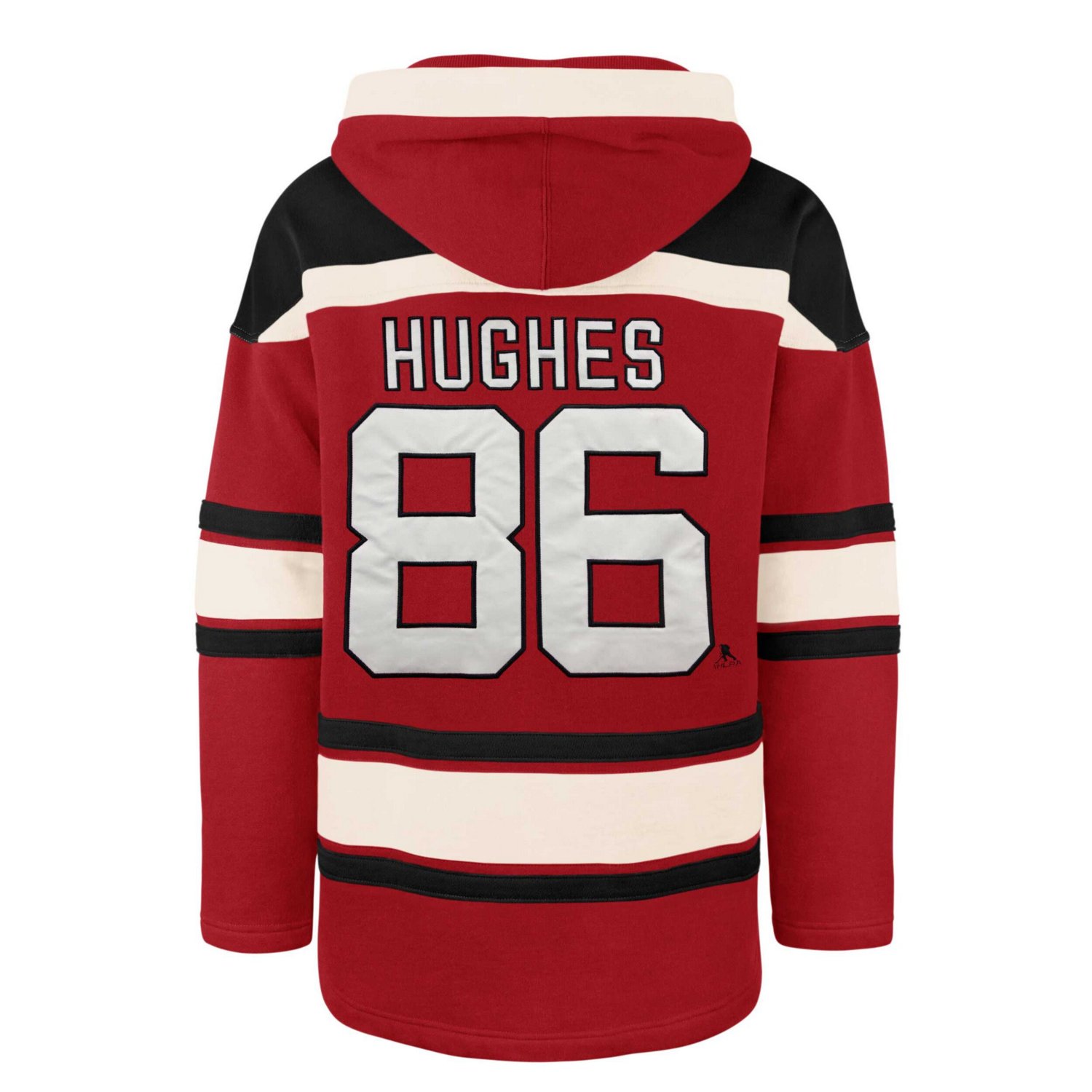 '47 Jack Hughes New Jersey Devils Player Lacer Pullover Hoodie - view number 3