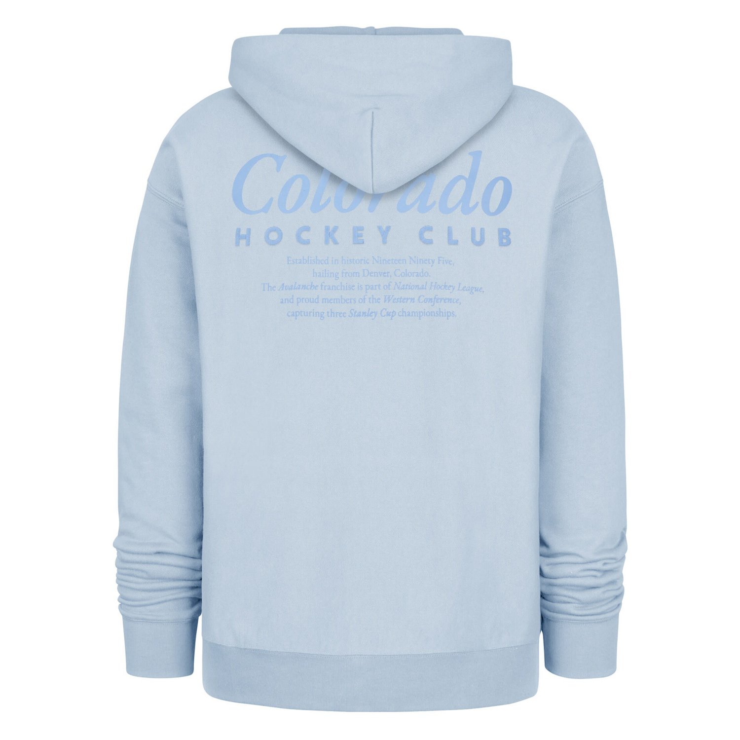 '47 Light Colorado Avalanche Foundation Pullover Hoodie - view number 3
