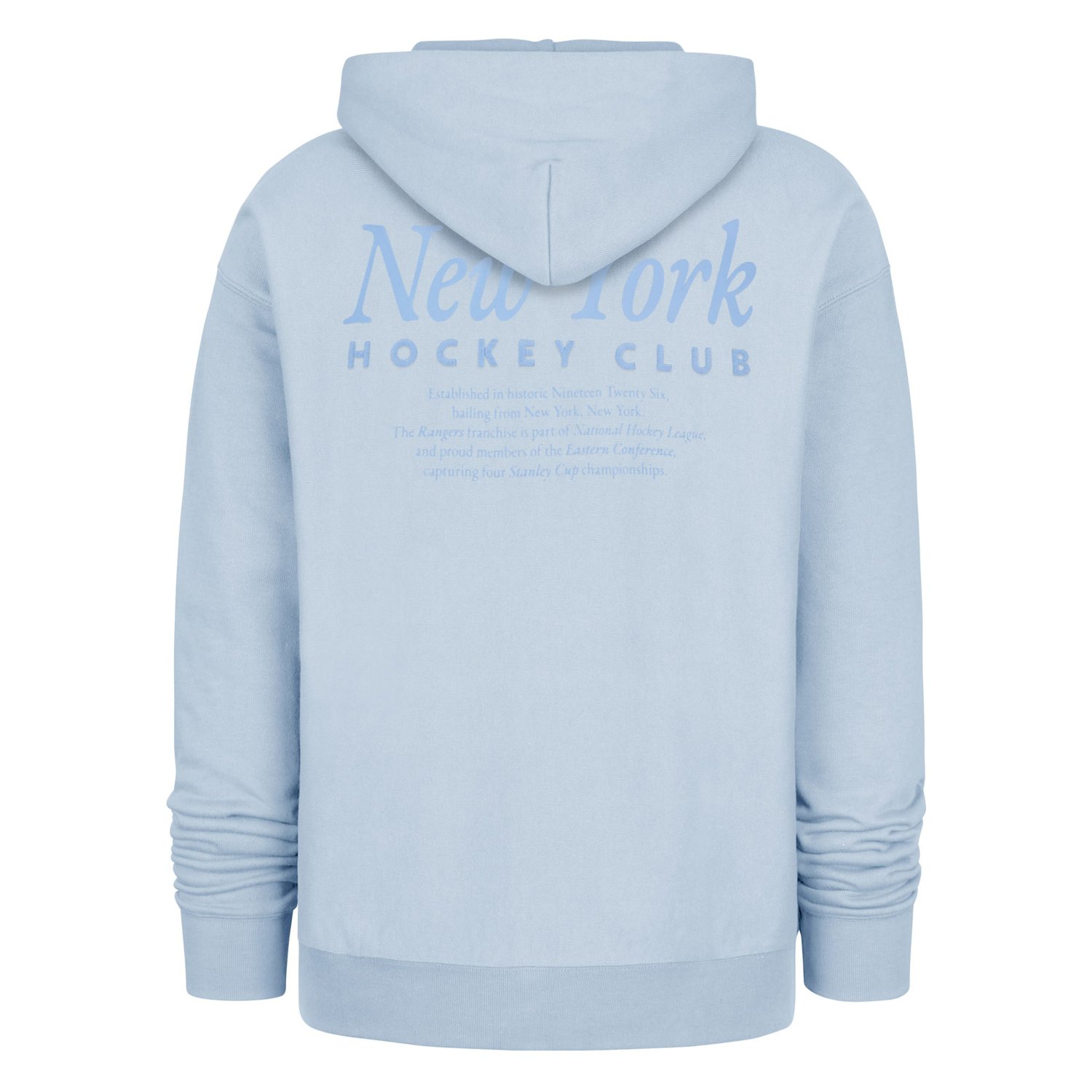 '47 Light New York Rangers Foundation Pullover Hoodie - view number 3